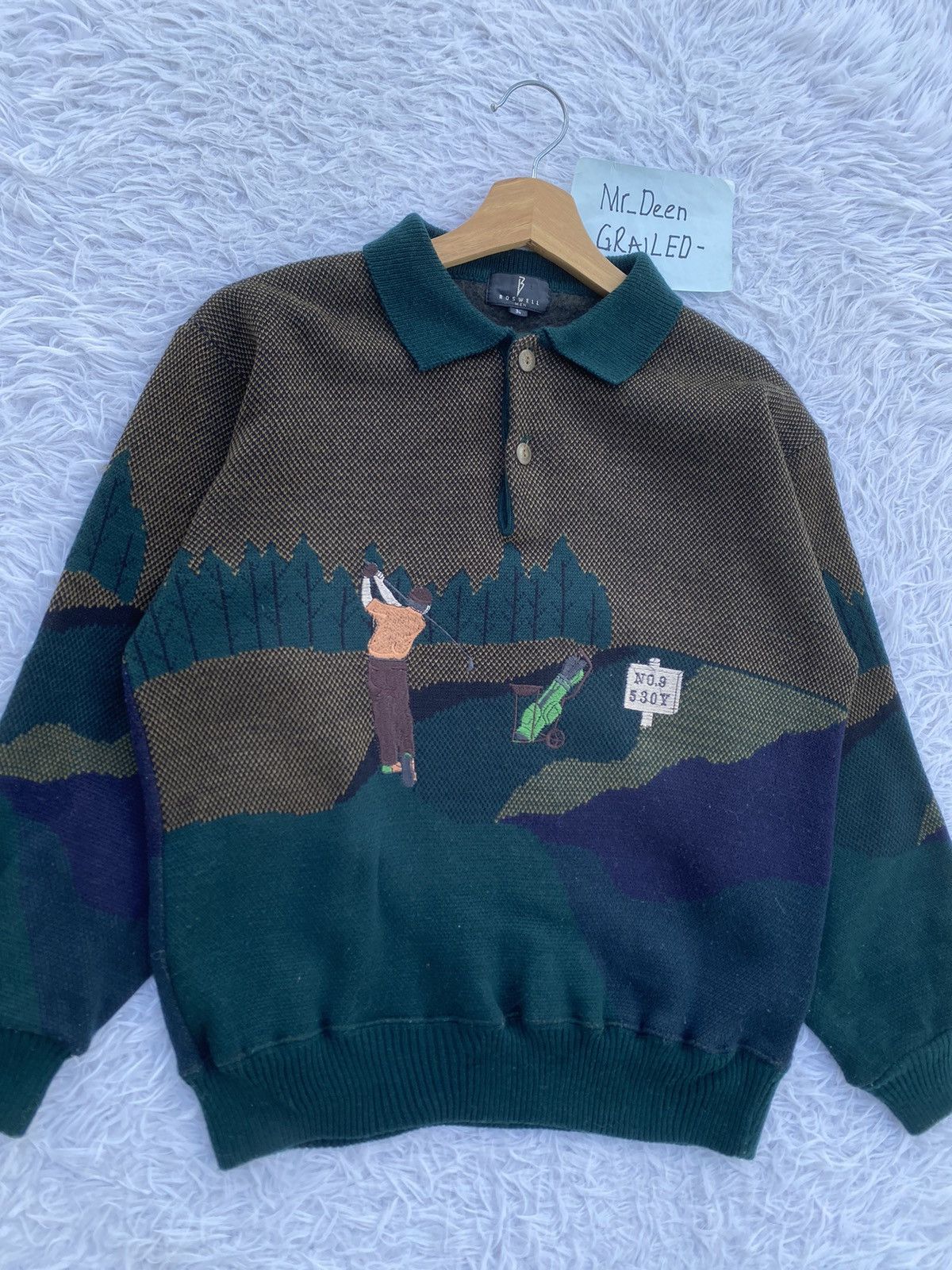 Vintage Rare Vintage Boswell Men Golf Sweater Size US M / EU 48-50 / 2 - 5 Thumbnail