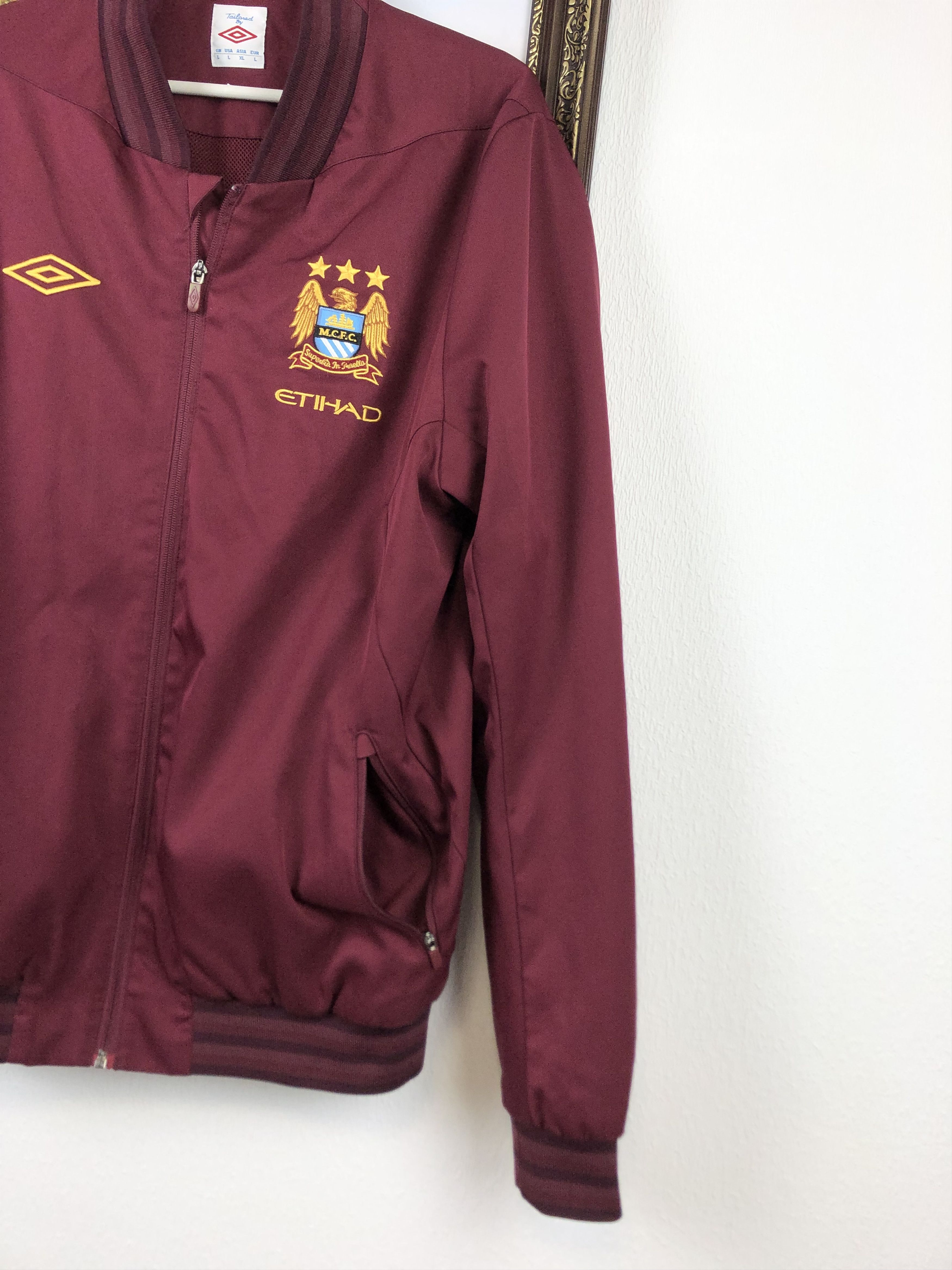 Vintage Vintage Manchester City Football Jacket Soccer Track Top Size US L / EU 52-54 / 3 - 6 Thumbnail