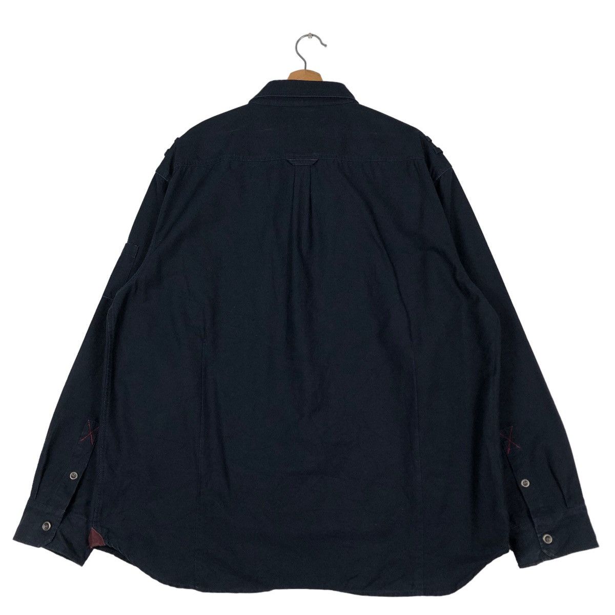 Japanese Brand 🔥Vintage Shirt Jacket Red Berets Japan Made Issey Miyake Size US L / EU 52-54 / 3 - 8 Thumbnail