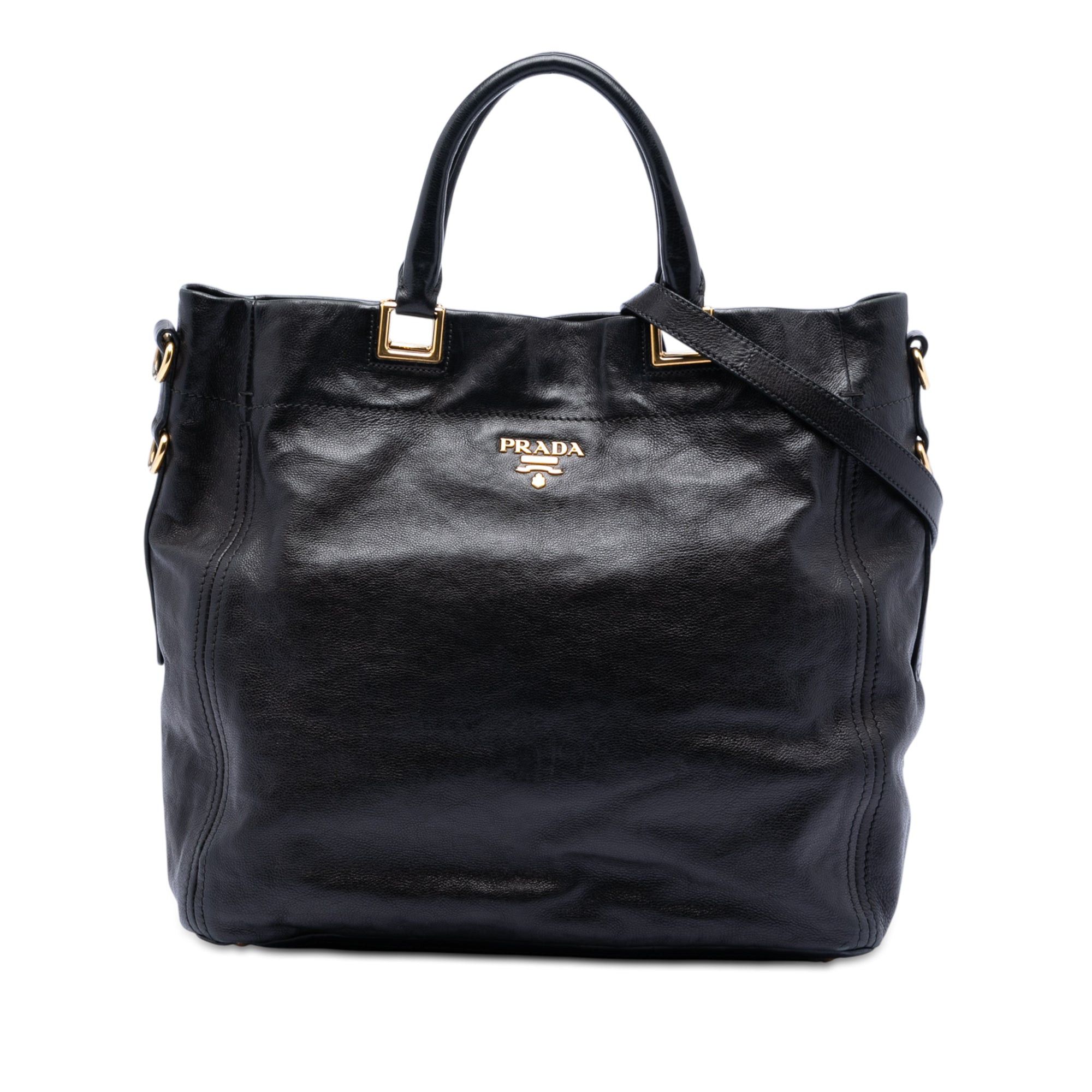 Glace Calf Open Convertible Tote