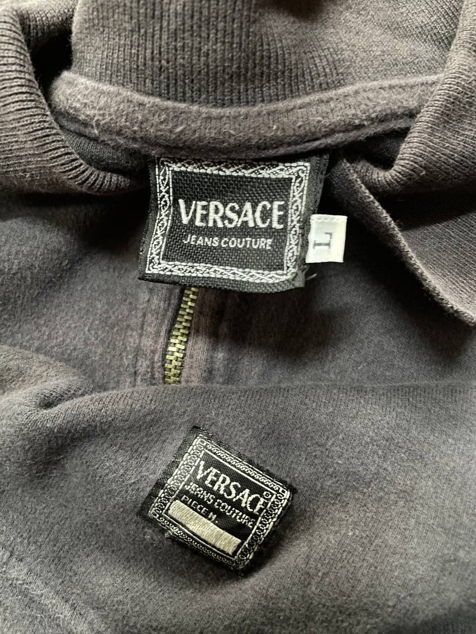 Versace × Versace Jeans Couture × Vintage Vintage Versace Jeans Couture Half Zipper Shirt Size US L / EU 52-54 / 3 - 7 Thumbnail