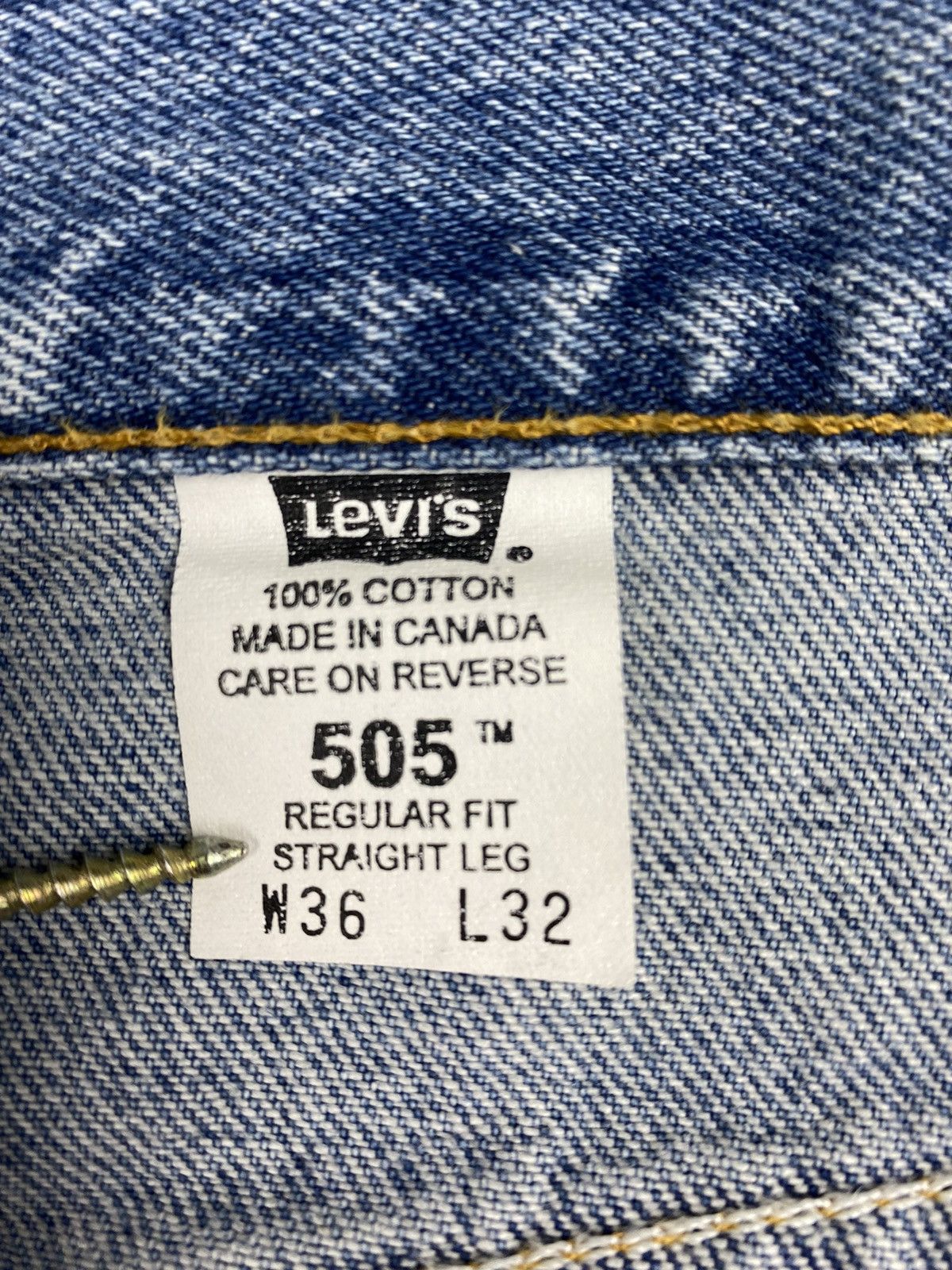 Levi's × Vintage Vintage Levis 505 Denim Jeans Pants Size W36 L32 Size US 36 / EU 52 - 14 Thumbnail