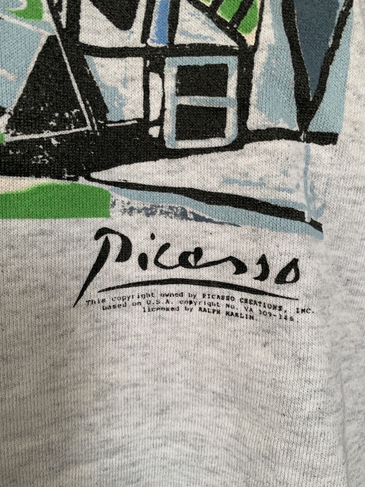 Arts & Science Vintage 90s Pablo Picasso Artwork / Art Sweatshirt Size US L / EU 52-54 / 3 - 3 Thumbnail