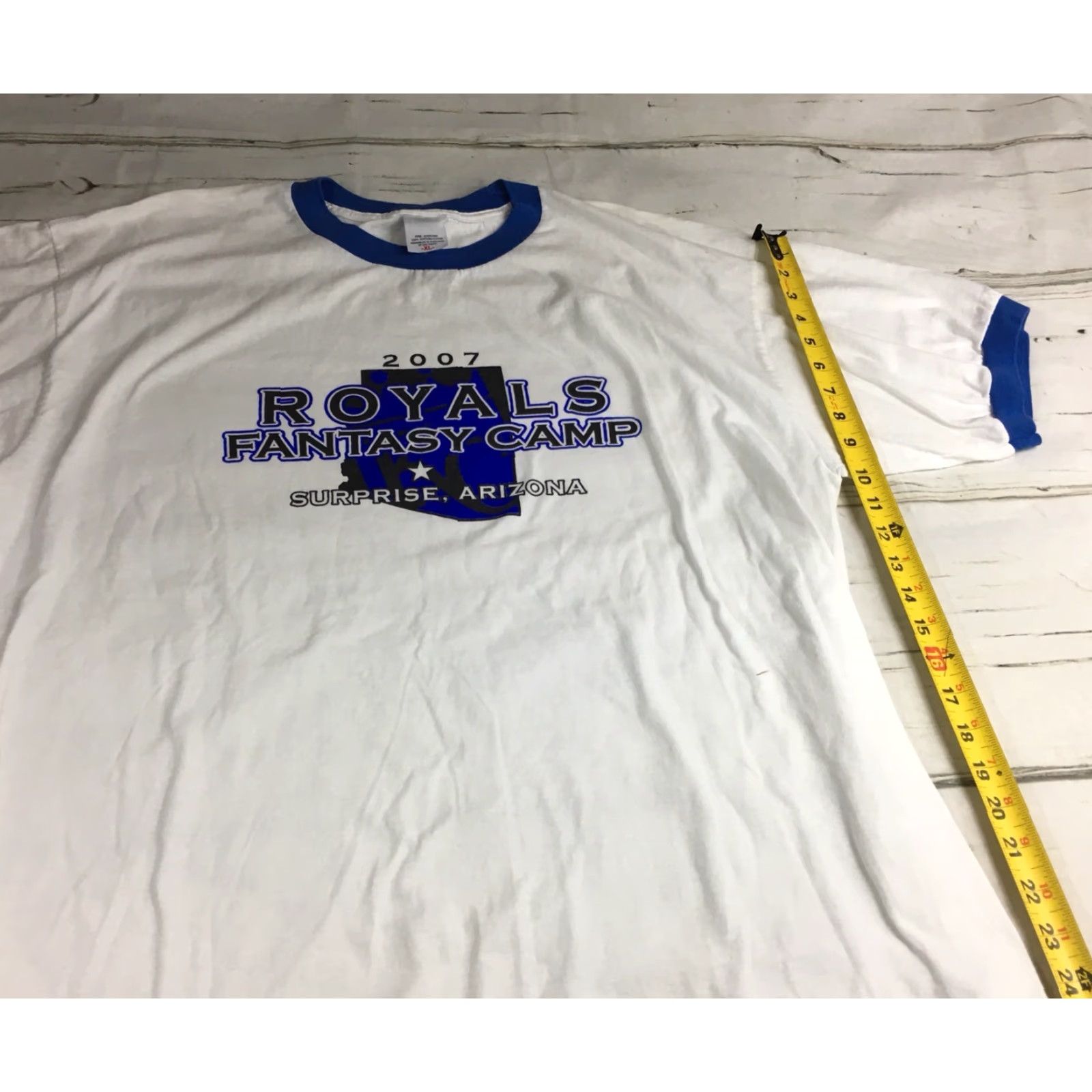 Anvil VINTAGE Kansas City Royals Fantasy Camp T Shirt Sz XL - Surprise AZ EUC Size US XL / EU 56 / 4 - 4 Thumbnail