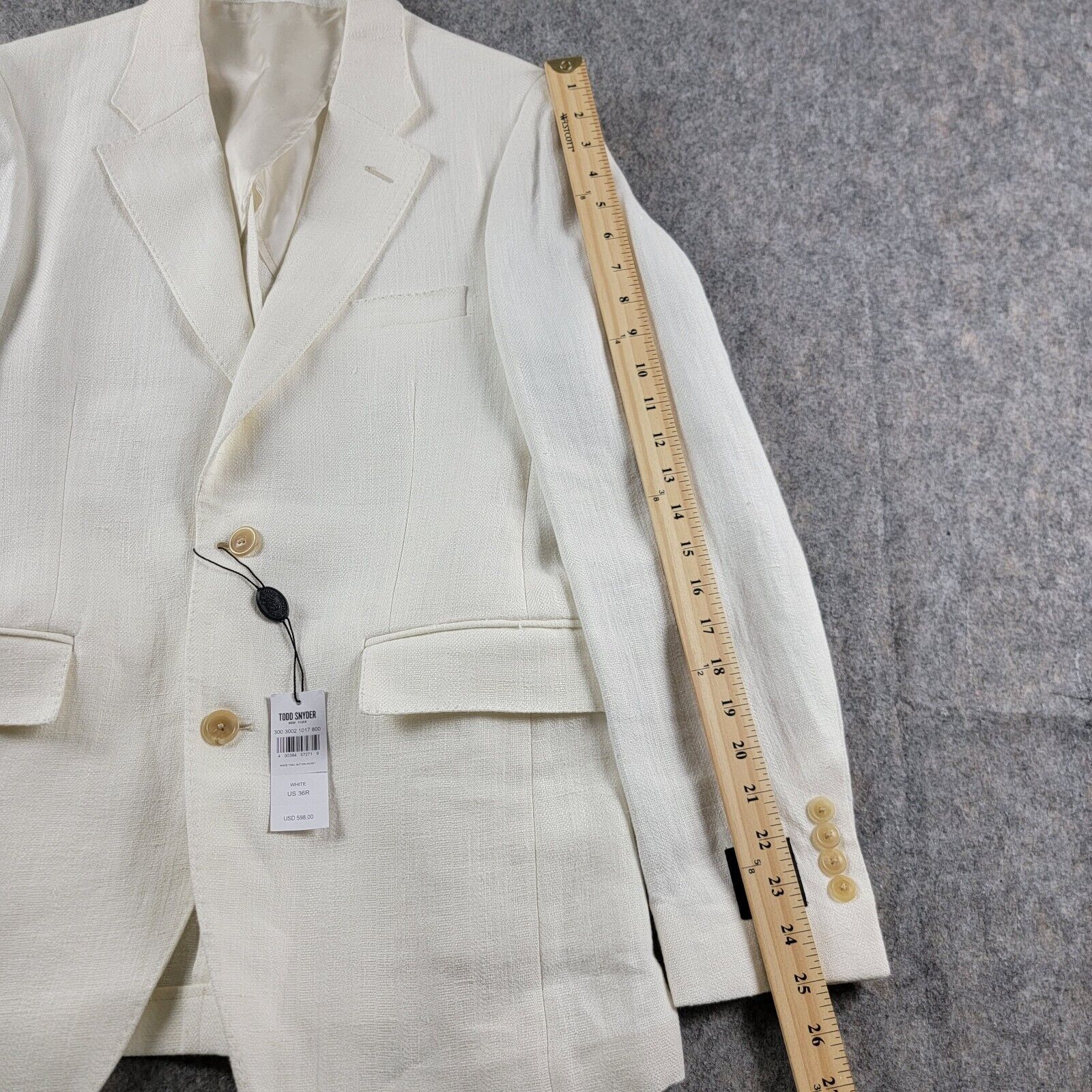 Todd Snyder Todd Snyder Linen Twill Sutton Jacket Blazer 36R Size 36R - 9 Thumbnail