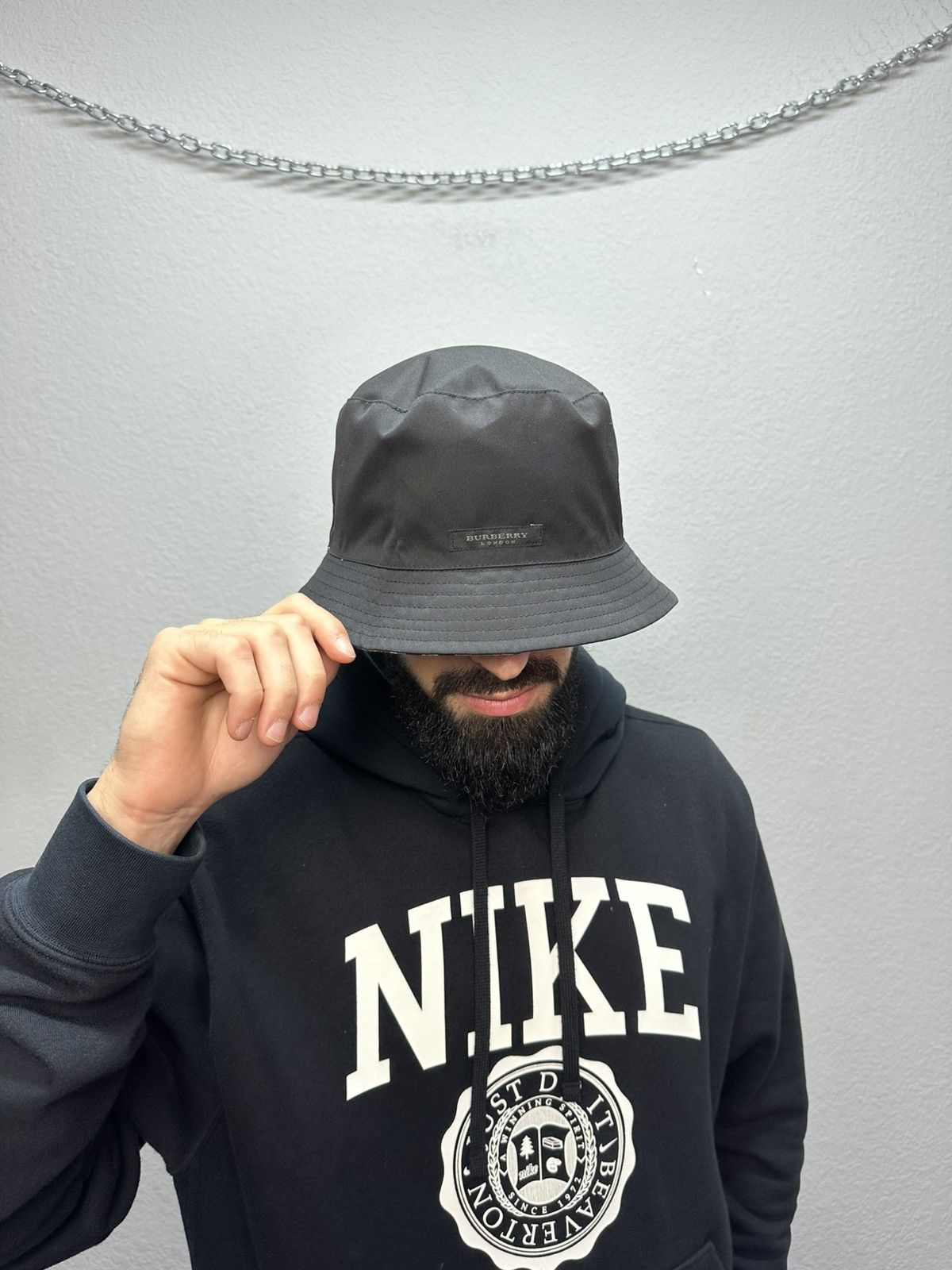Burberry Vintage Burberry Bucket Hat Nova Check Reversible Y2K Size ONE SIZE - 5 Thumbnail