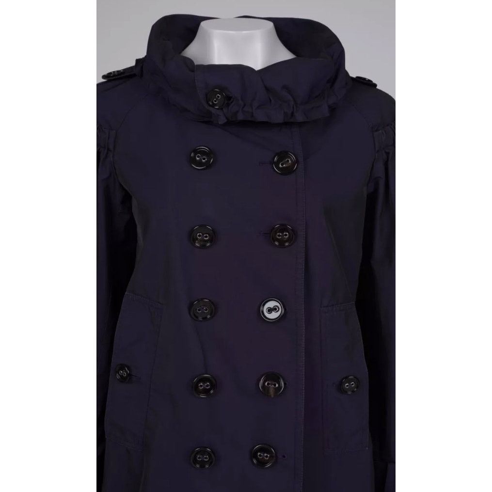 Burberry Burberry Purple Double-Breasted Coat IT42 M Size M / US 6-8 / IT 42-44 - 4 Thumbnail