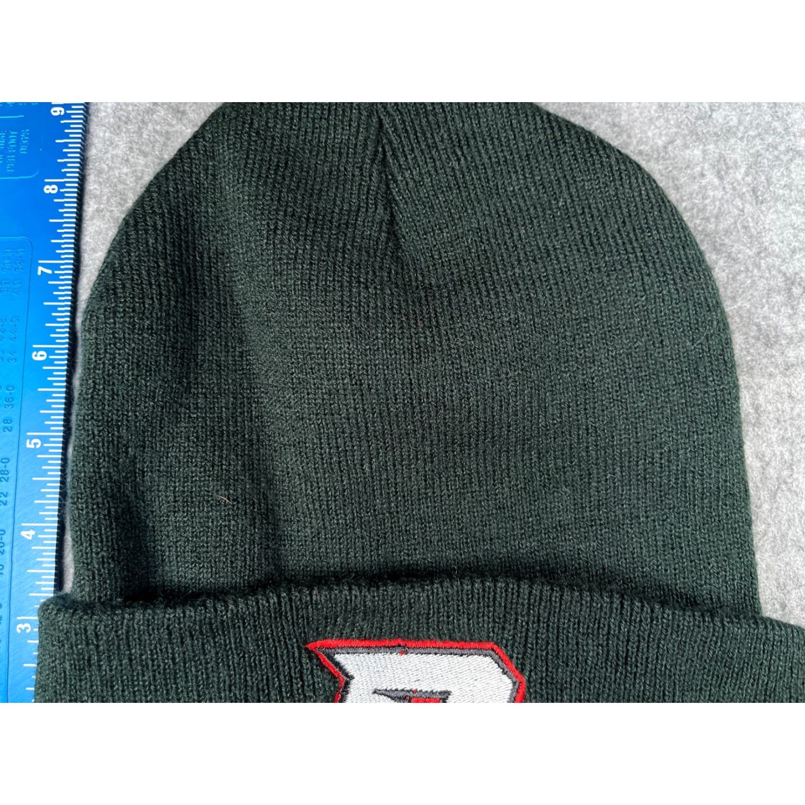 Port & Company P Logo Beanie Port & Company Knit Hat Adult One Size Green Embroidered Logo 100% Acrylic Mens Beanie Size ONE SIZE - 3 Thumbnail