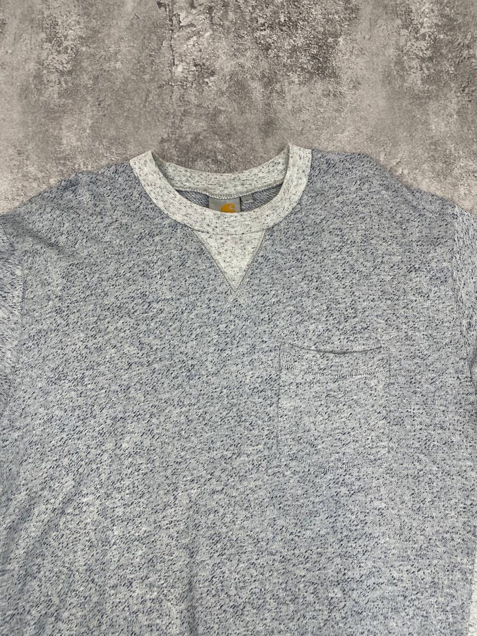 Carhartt Carhartt Men Sweatshirt Crewneck Grey Blue Size M Size US M / EU 48-50 / 2 - 2 Thumbnail