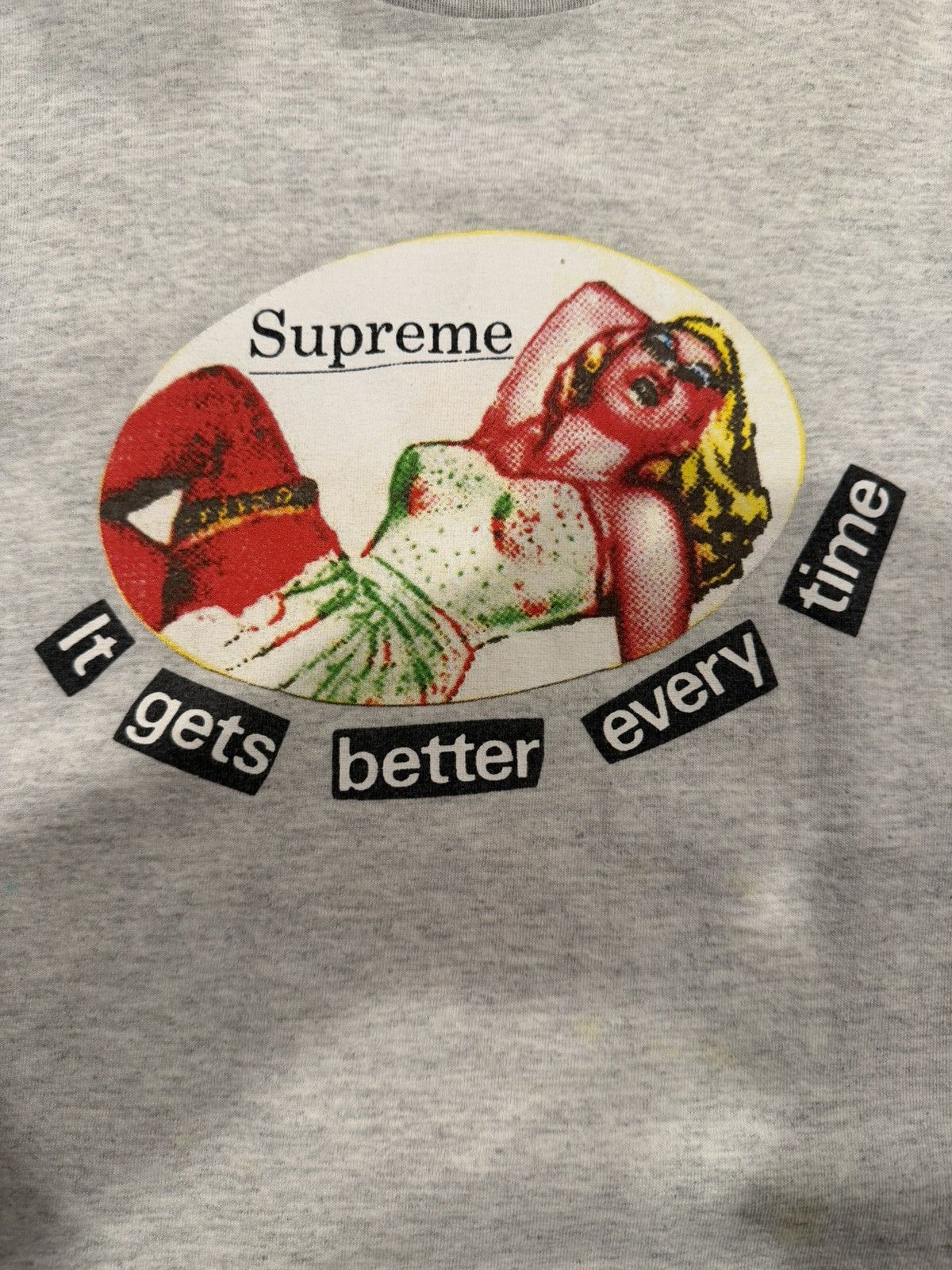 Supreme Supreme "it gets better every time" T shirt Size US XL / EU 56 / 4 - 6 Thumbnail