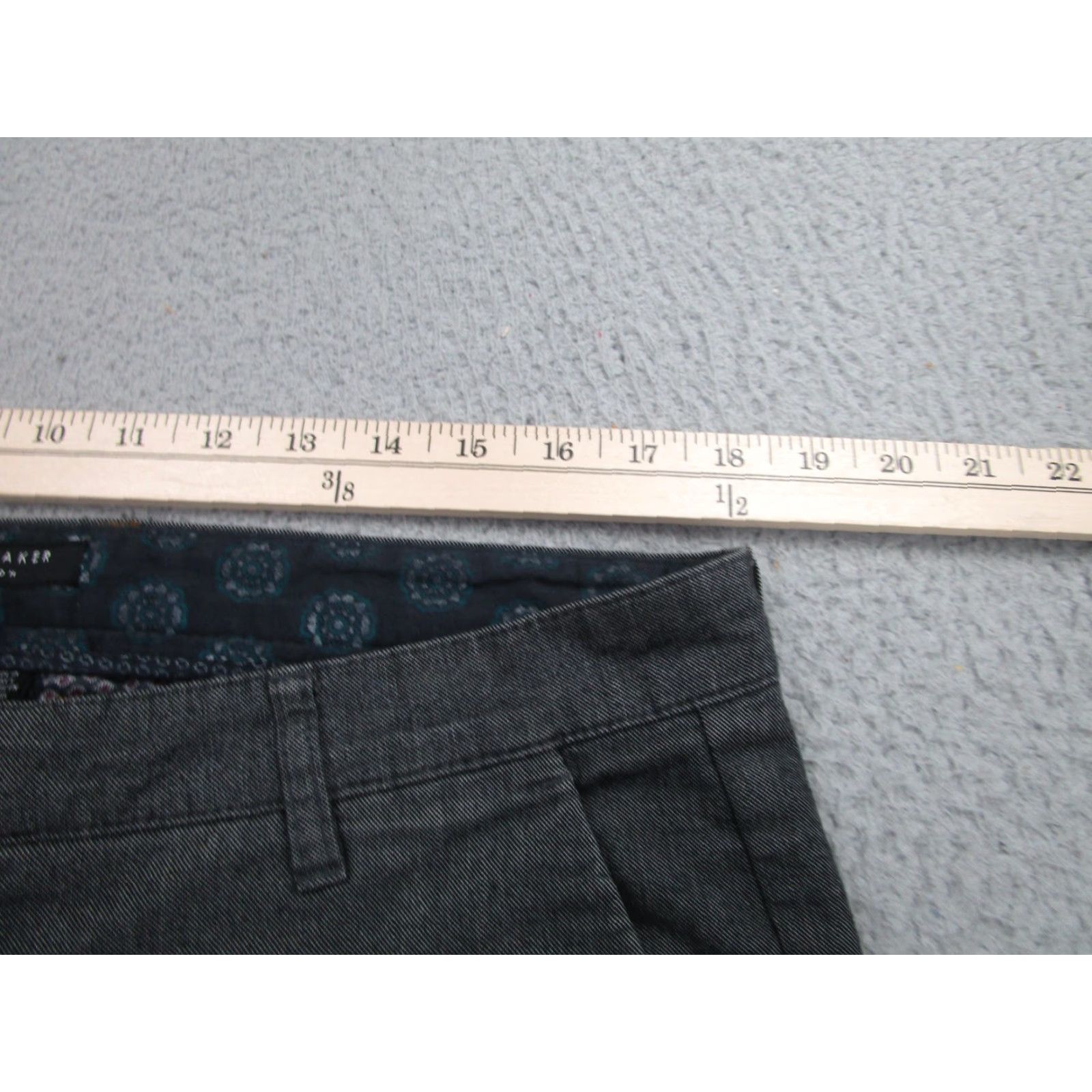 Ted Baker Ted Baker Pants Mens 36R Gray Lommy Cotton Blend Slim Fit Chino Dress Trousers Size US 36 / EU 52 - 7 Thumbnail