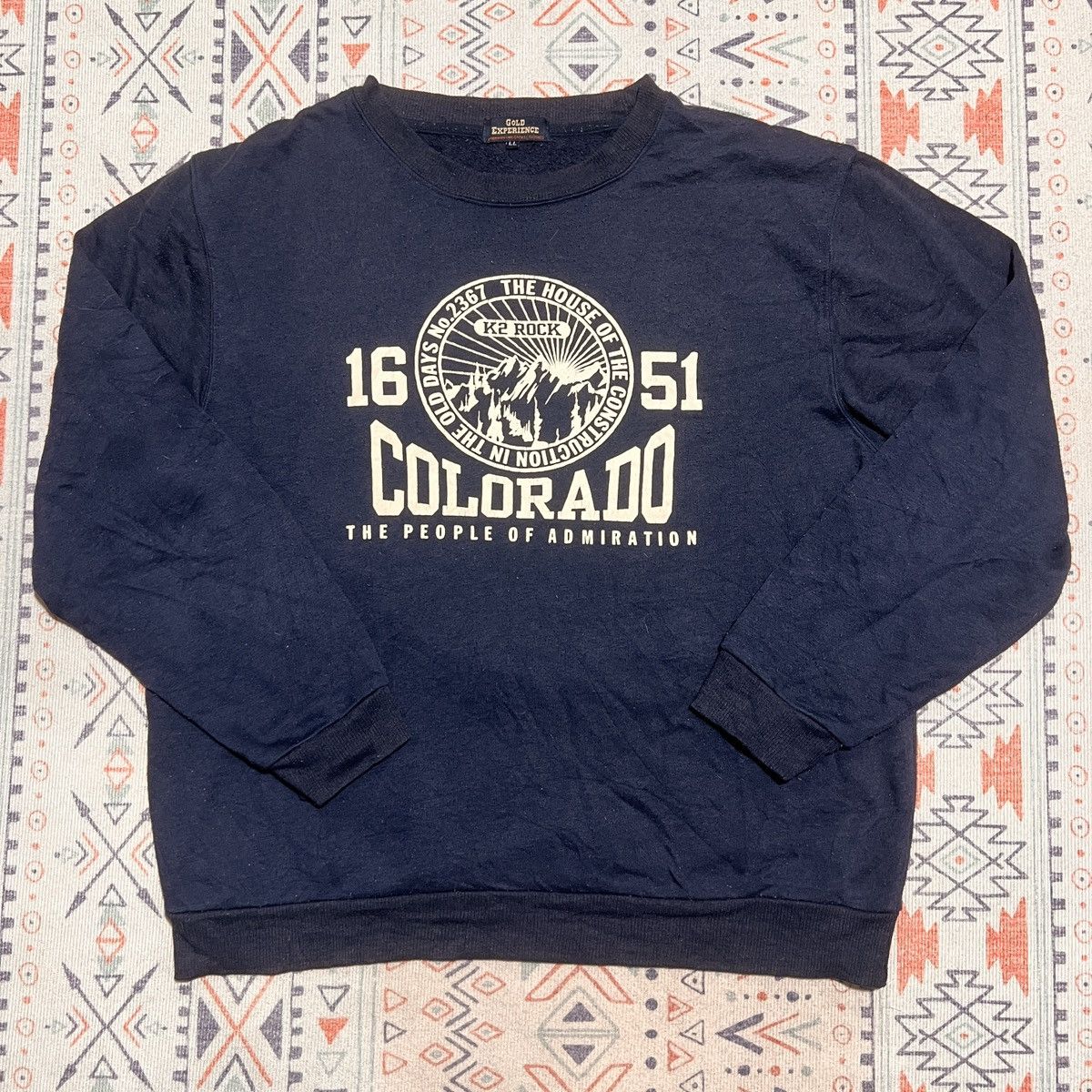 Japanese Brand GOLD EXPERIENCE sweatshirt Outdoor Design Size US L / EU 52-54 / 3 - 2 Thumbnail