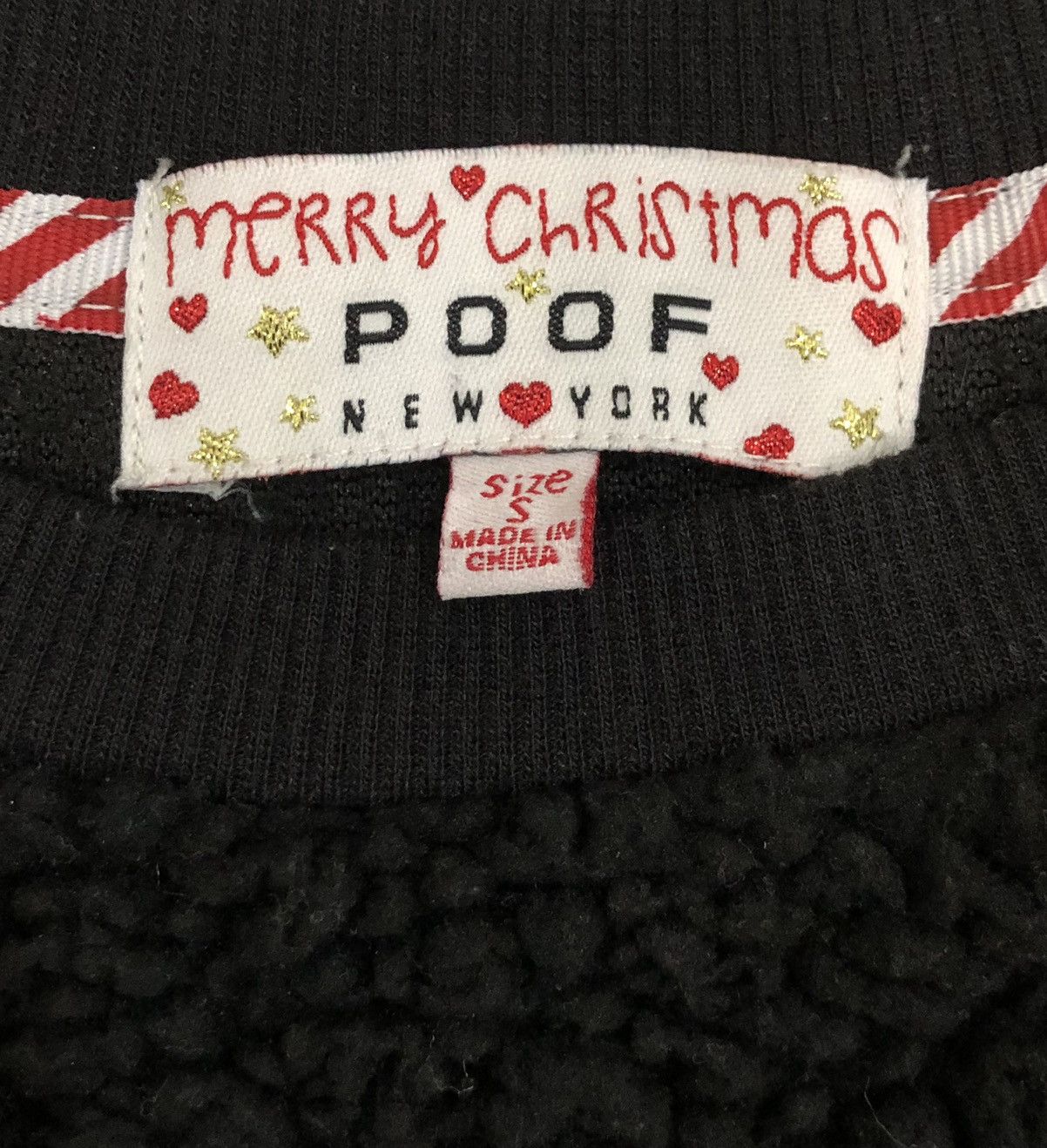 Holiday Brand Poof Santa Claus Fuzzy Sweater Size S / US 4 / IT 40 - 3 Thumbnail