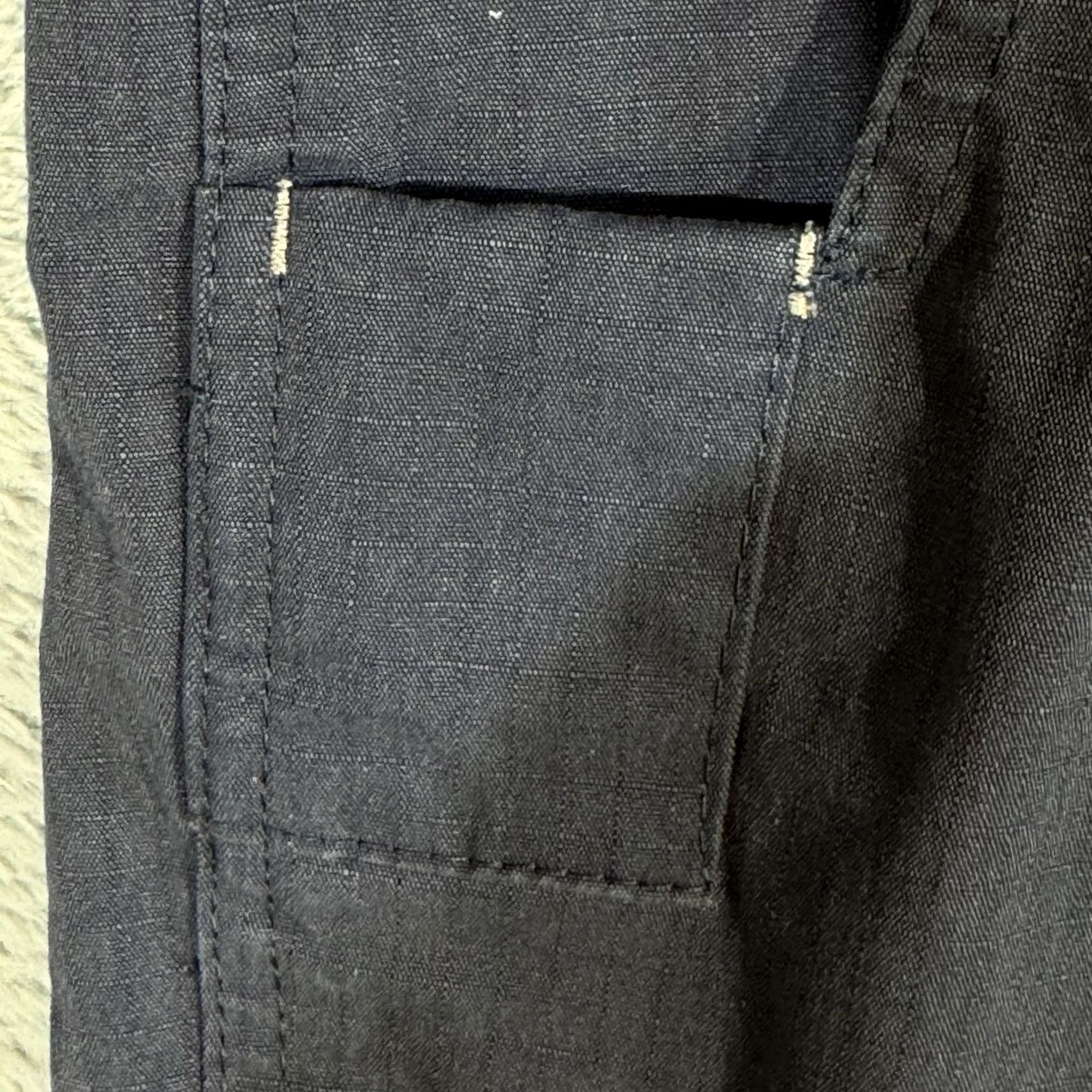 Carhartt VINTAGE Carhartt Pants Mens 29x28 Navy Ripstop Relaxed Fit Workwear Utility Pockets Size US 29 - 4 Thumbnail