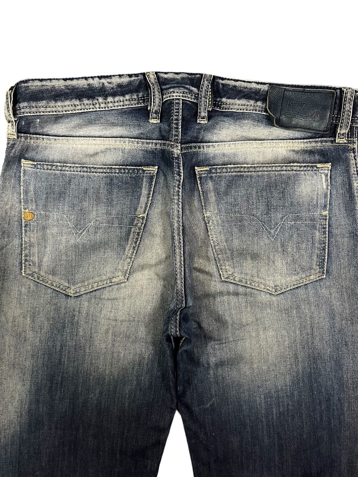 Diesel Vintage Diesel “Waykee” Regular Straight Distress Blue Jeans Size US 34 / EU 50 - 4 Thumbnail