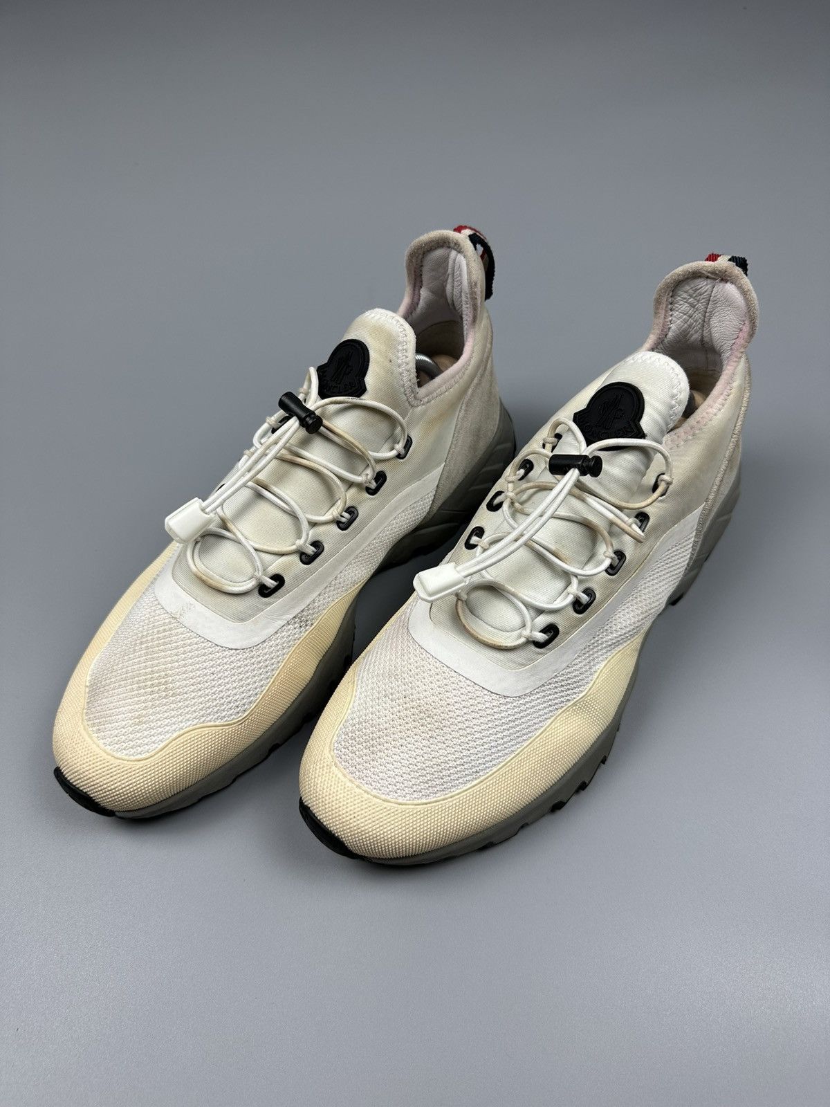 Moncler Moncler Sneakers Nylon/Suede Vibram White Mens Size US 9 / EU 42 - 3 Thumbnail