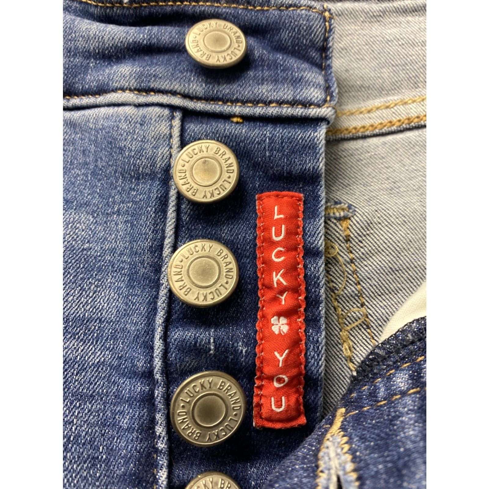 Lucky Brand Lucky Brand Jeans High Rise Women’s Size 8 Ankle Skinny Blue Denim Womens Size 30" / US 8 / IT 44 - 3 Thumbnail