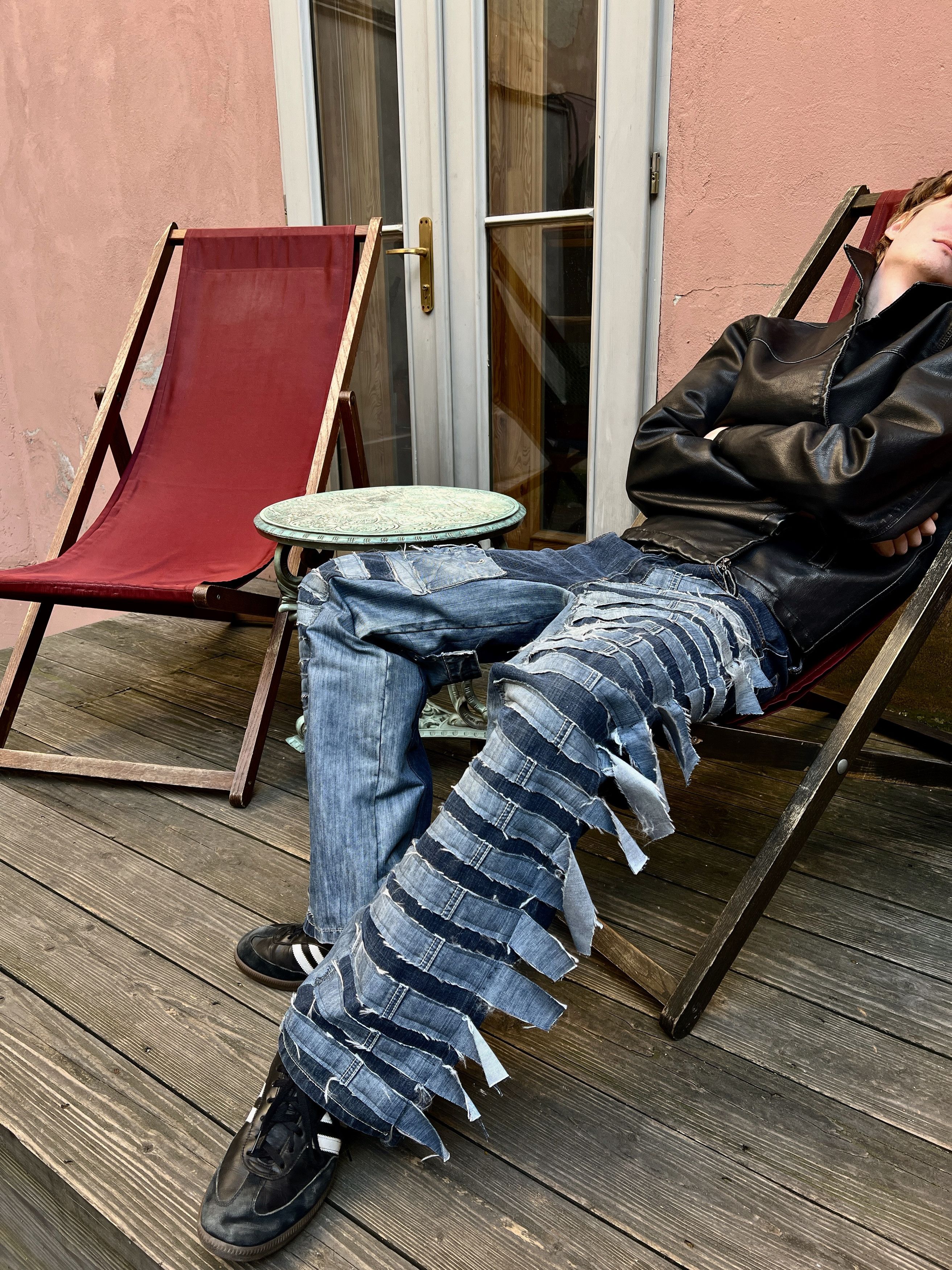 If Six Was Nine Vintage Rick Owens Junya Watanabe Style Baggy Jeans Size US 32 / EU 48 - 2 Thumbnail