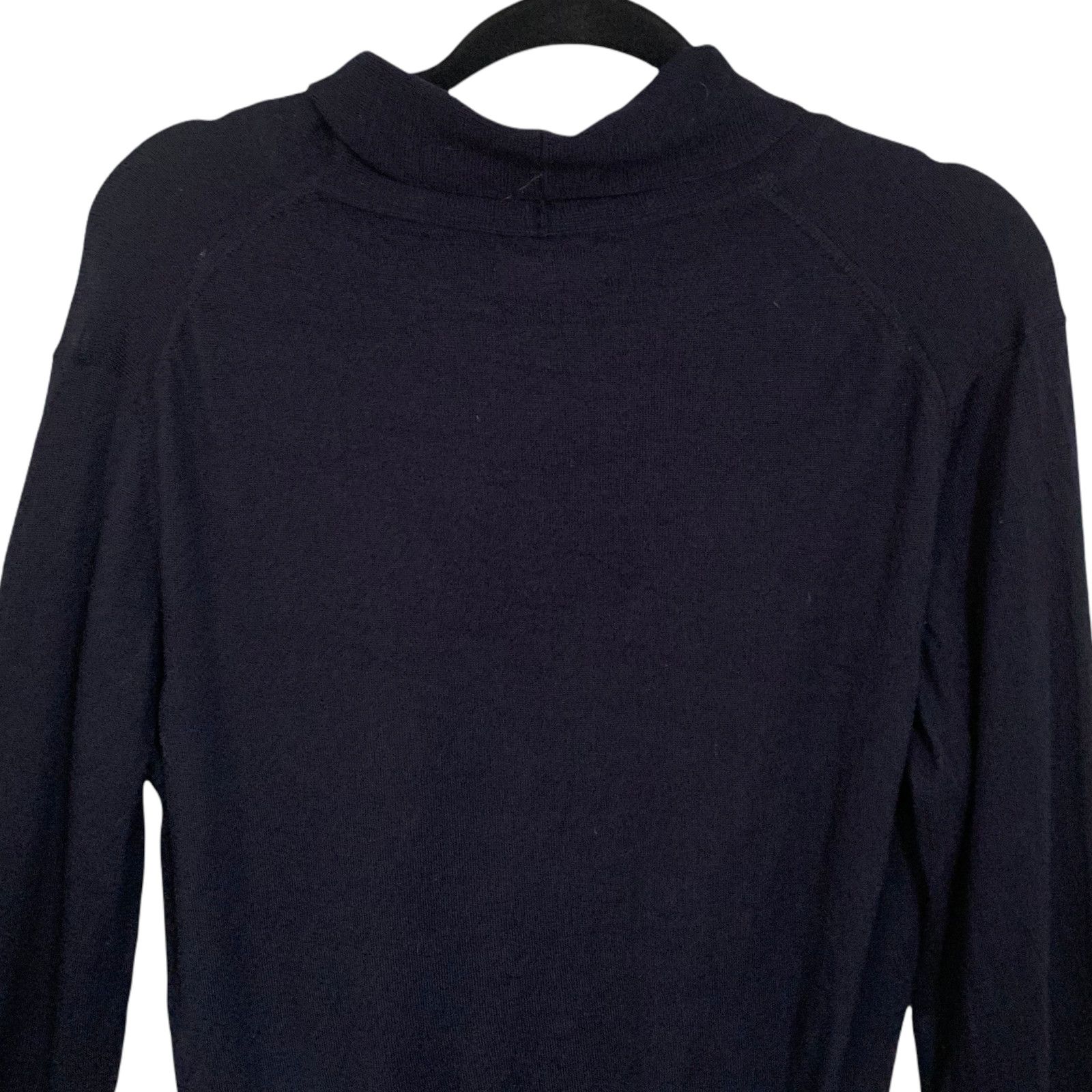 Zara Zara Men's Heritage Navy Blue Wool Sweater XL Classic Jumper Size US XL / EU 56 / 4 - 6 Thumbnail
