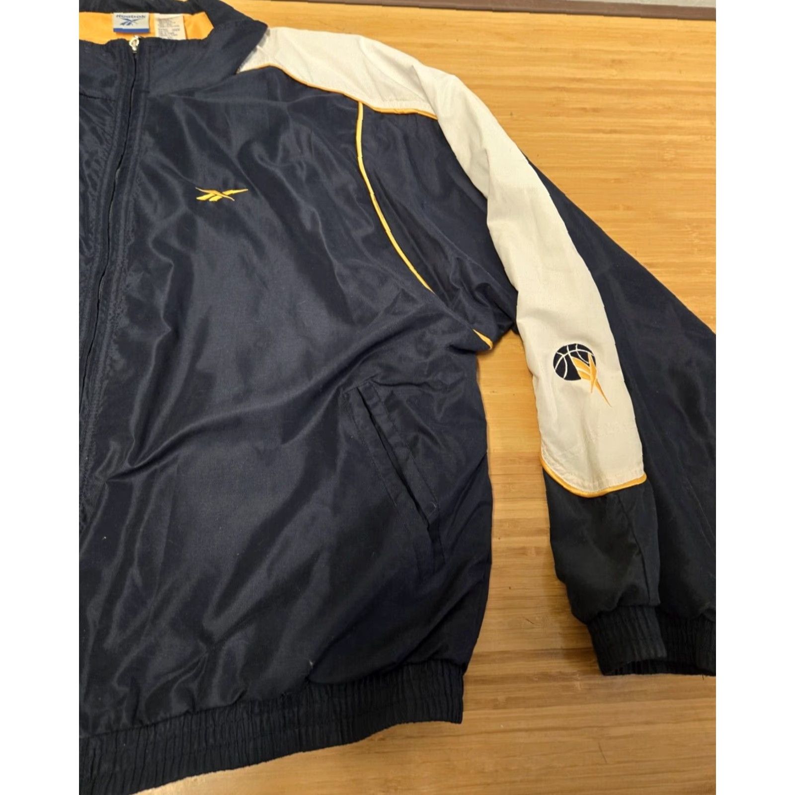 Reebok VINTAGE Reebok Track Jacket Mens 2XL Blue Windbreaker Full Zip Regular Size US XXL / EU 58 / 5 - 2 Thumbnail
