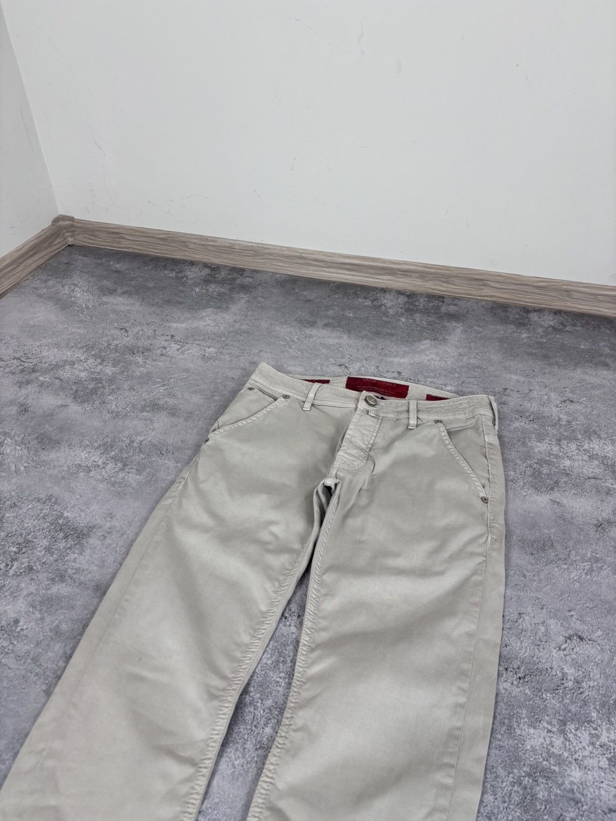 Jacob Cohen Jacob Cohen J613 Comf Vintage Men’s Beige Jeans Pants Size US 30 / EU 46 - 4 Thumbnail