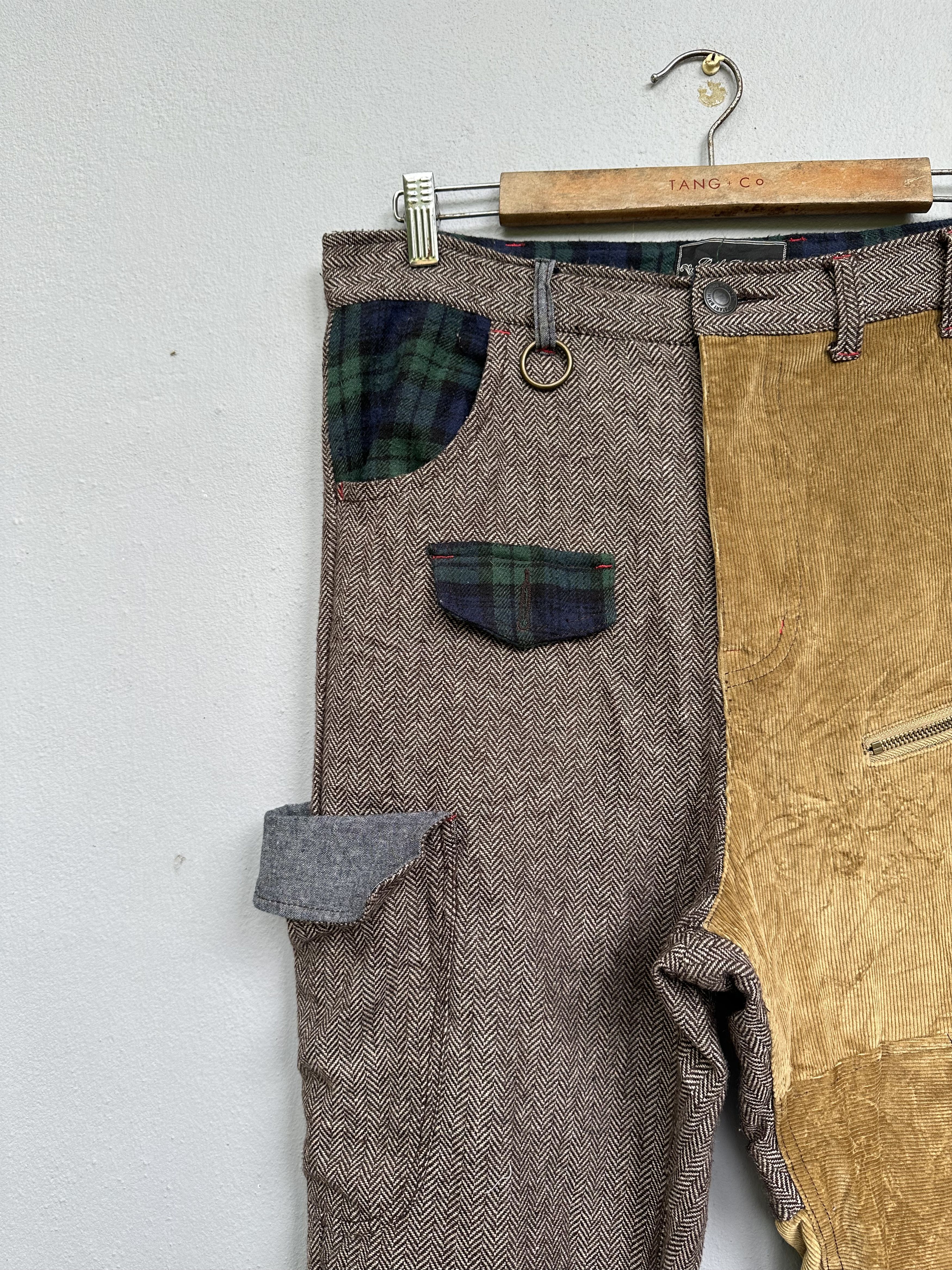 Kapital Brth Breath Reconstructed Hybrid Reworked Patchwork Pant Size US 34 / EU 50 - 7 Thumbnail