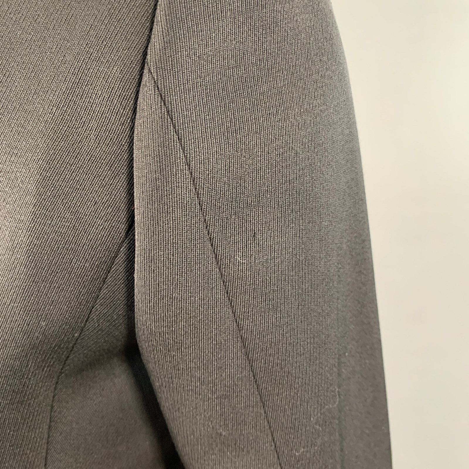 Burberry Prorsum BURERRY PRORSUM Black Wool Twill Notch Lapel Sport Coat Size 40R - 6 Thumbnail