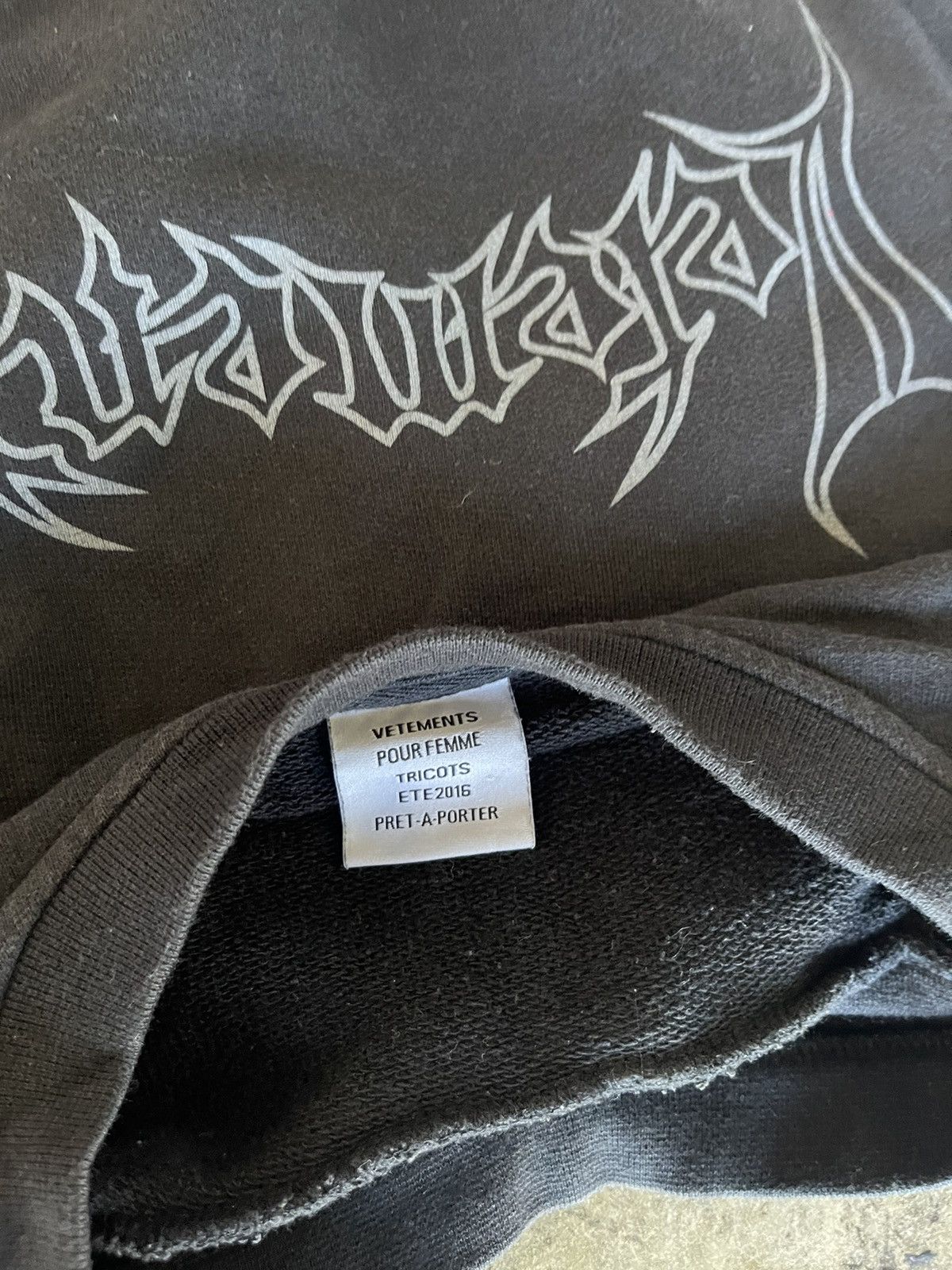 Vetements Vetements x Champion Reversible Hoodie/Crew sweater Size US L / EU 52-54 / 3 - 10 Thumbnail