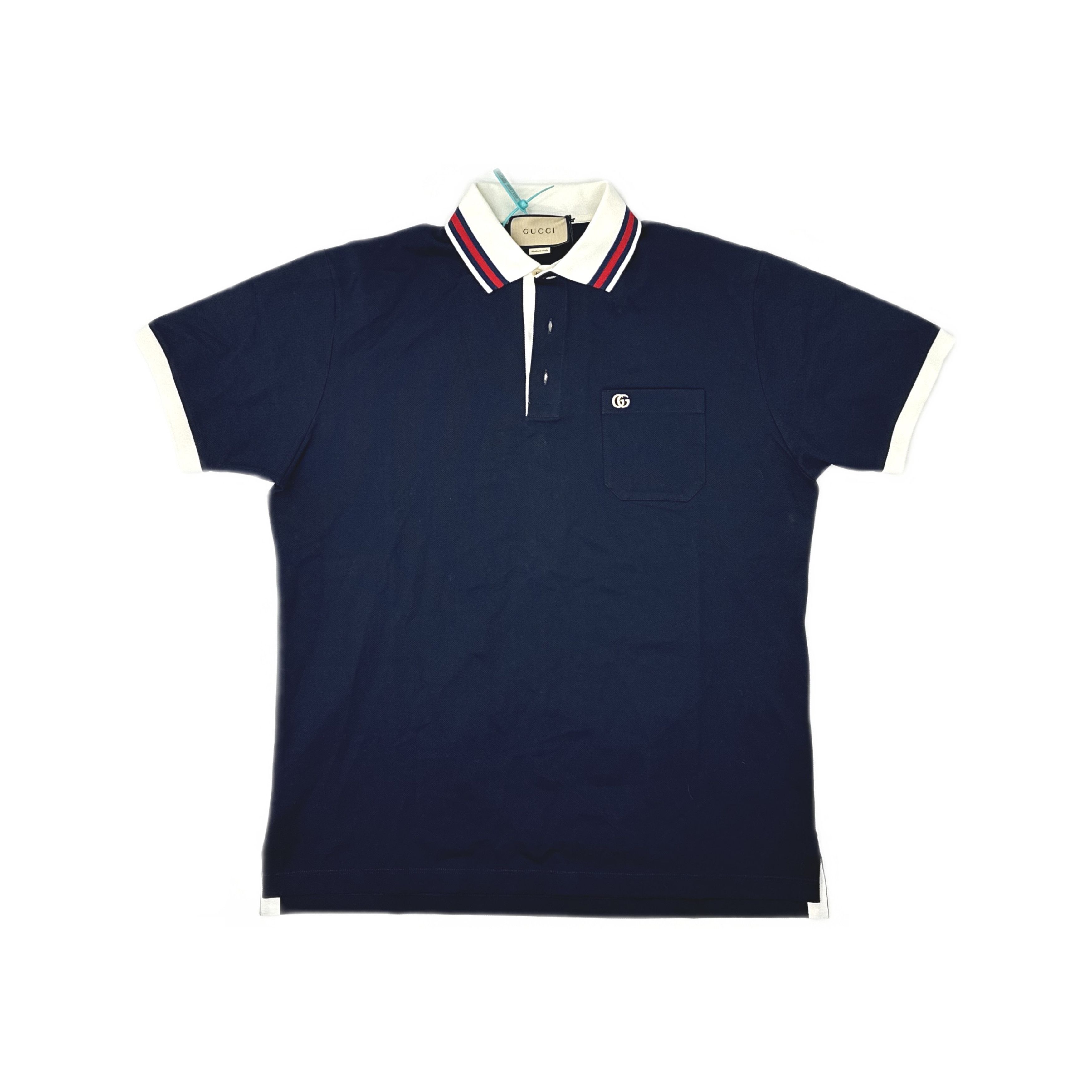 Gucci Gucci G Logo Pocket Polo Shirt Size L Size US L / EU 52-54 / 3 - 1 Thumbnail