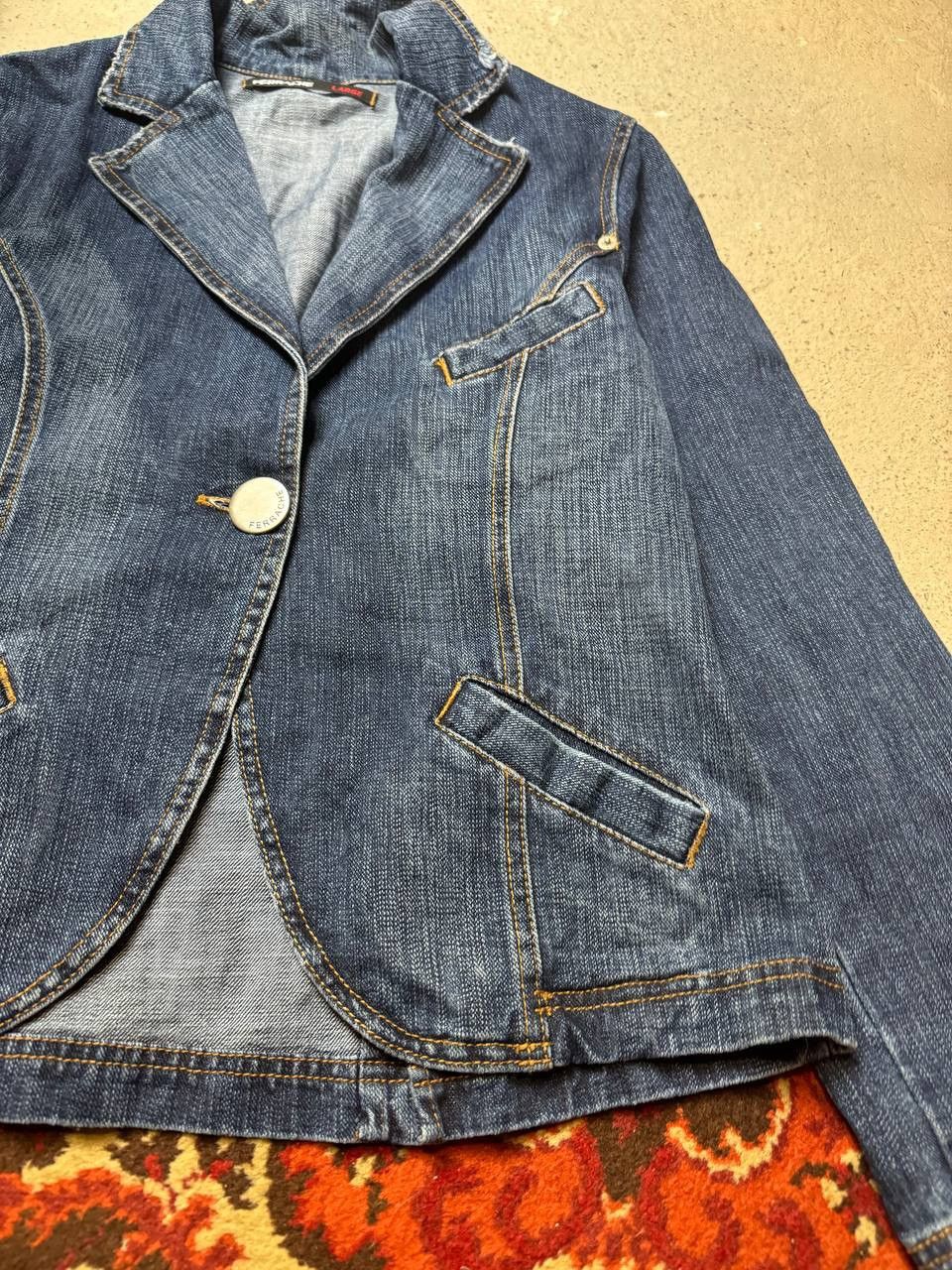 Japanese Brand × Vintage Vintage Y2K Ferrache Denim Dolce Style Balzer Size L / US 10 / IT 46 - 2 Thumbnail