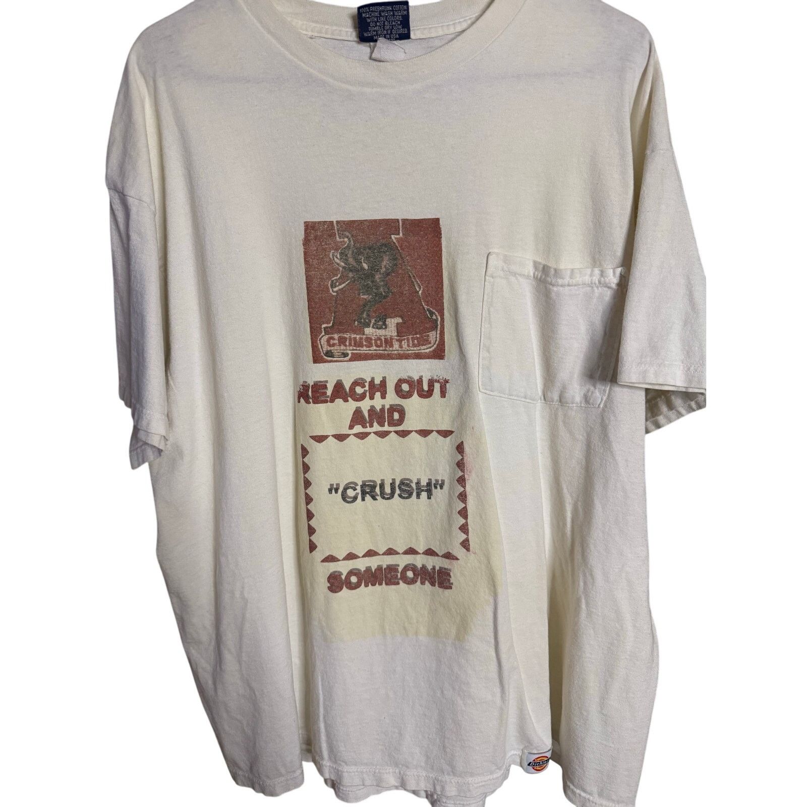 Dickies Vintage Crimson Tide Taz Tee Size US XL / EU 56 / 4 - 1 Thumbnail