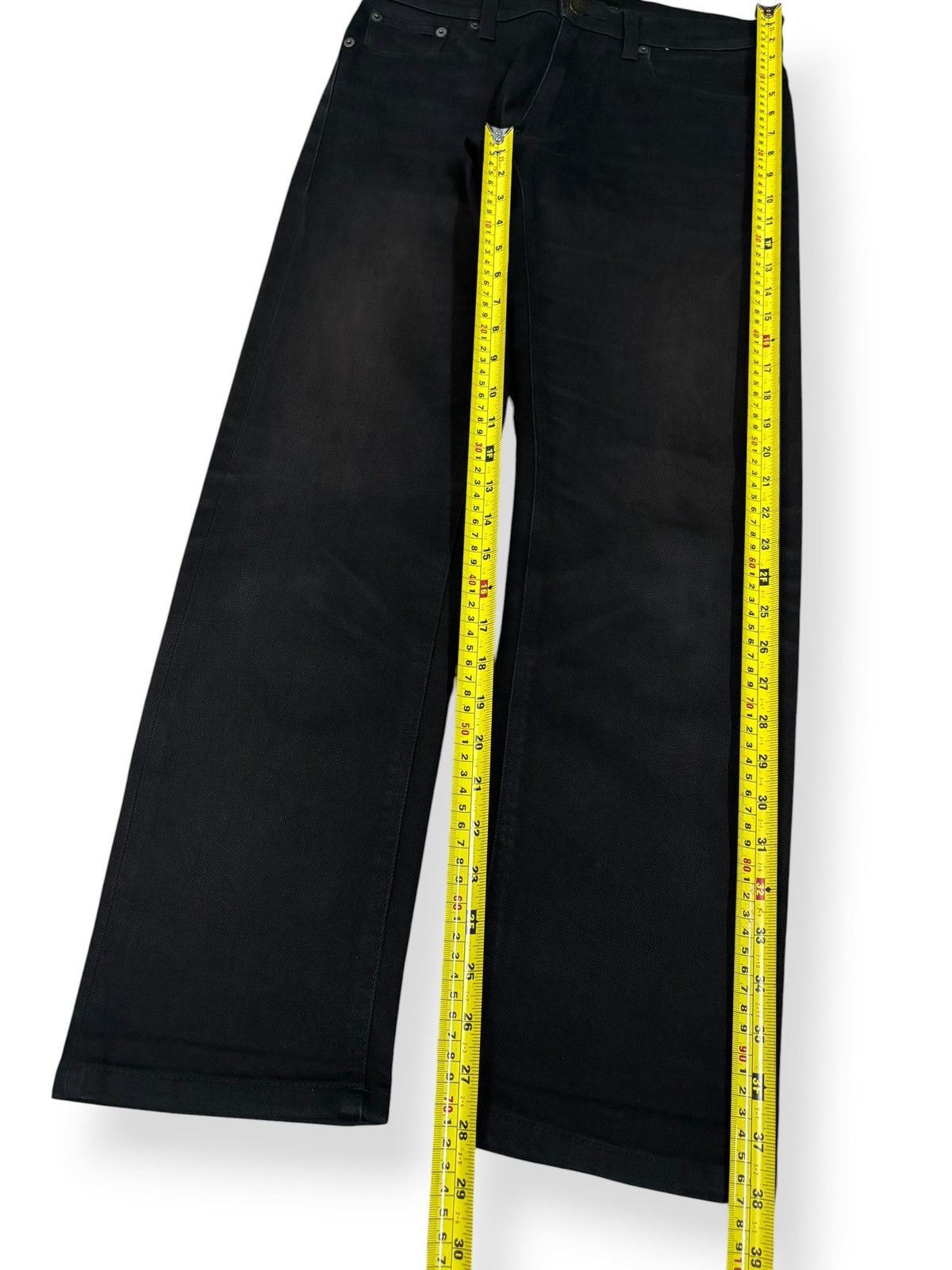Jil Sander × Uniqlo Jil Sander x Uniqlo Selvedge Black Denim Jeans Size US 30 / EU 46 - 14 Thumbnail