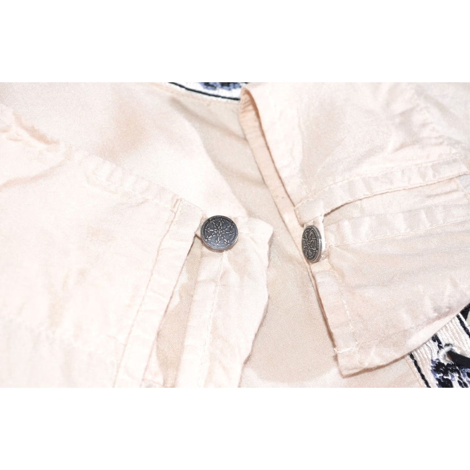 Vintage VINTAGE? No. Odd Molly Embroidered Top Blouse Beige Modal Size 3 Women Long Sleeve Shirt Size XS / US 0-2 / IT 36-38 - 6 Thumbnail