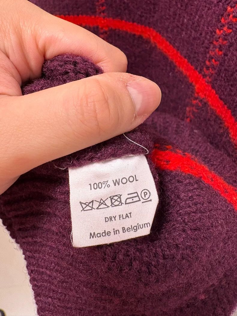 Dries Van Noten dries van noten Red wool sweater 2506-Nextarrow Size US M / EU 48-50 / 2 - 4 Thumbnail