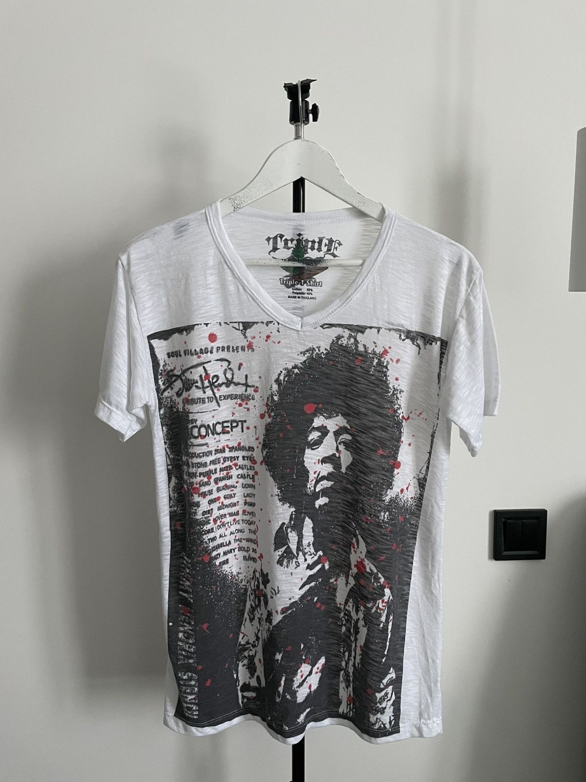 Jimi Hendrix Vintage 00’s Jimi Hendrix Band Rock Y2K T-Shirt RARE Size US M / EU 48-50 / 2 - 1 Thumbnail