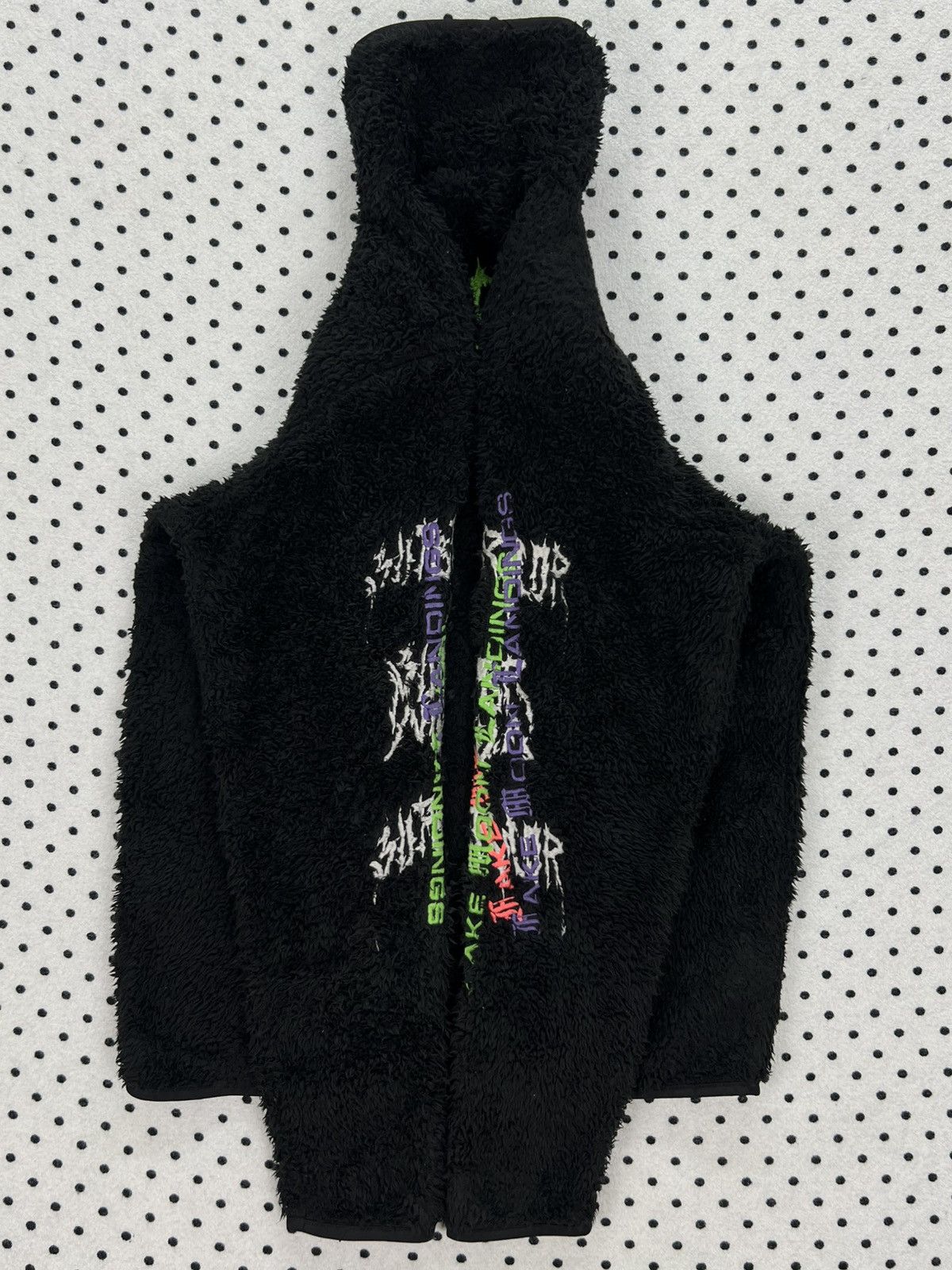 Diesel Diesel Embroidered Boa Fleece Jacket Size US XS / EU 42 / 0 - 6 Thumbnail