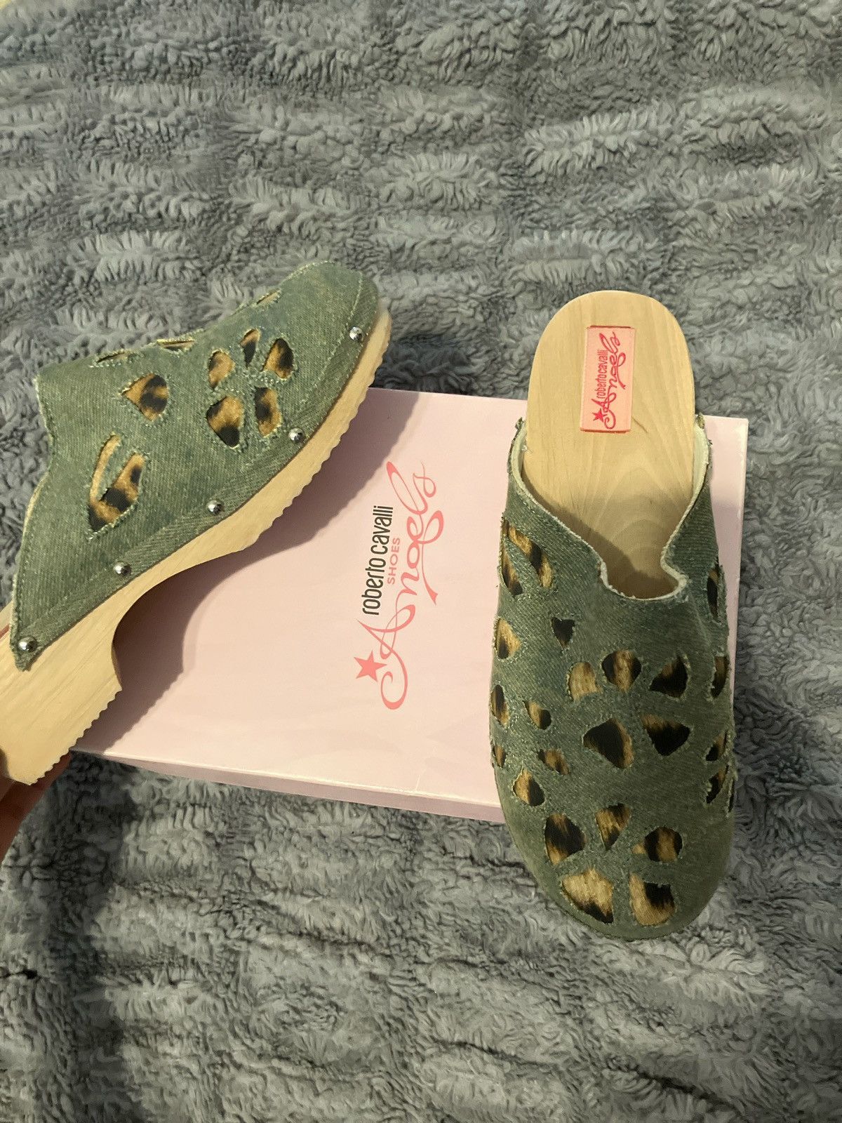 Roberto Cavalli Roberto Cavalli Clogs Size US 8 / IT 38 - 1 Thumbnail