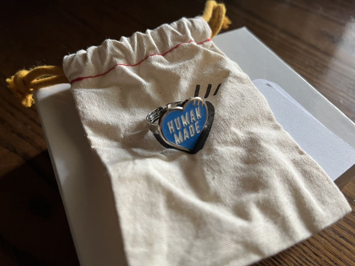 Human Made Human Made Blue Heart Ring - NEW Size ONE SIZE - 1 Thumbnail