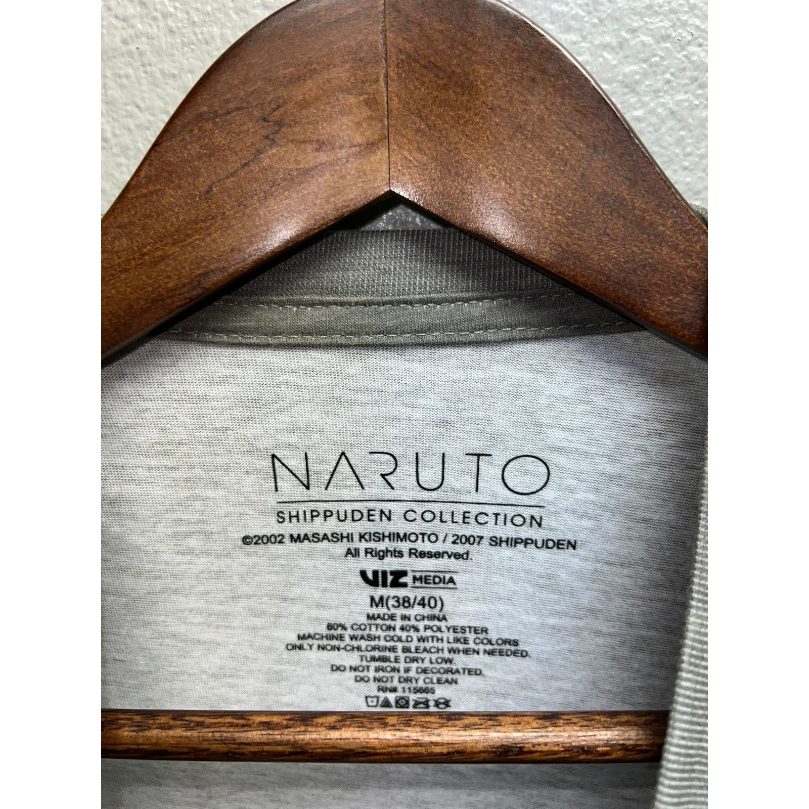 Vintage Naruto Shirt Shippuden Collection Ramen Ichiraku Gray Anime Size US M / EU 48-50 / 2 - 5 Thumbnail