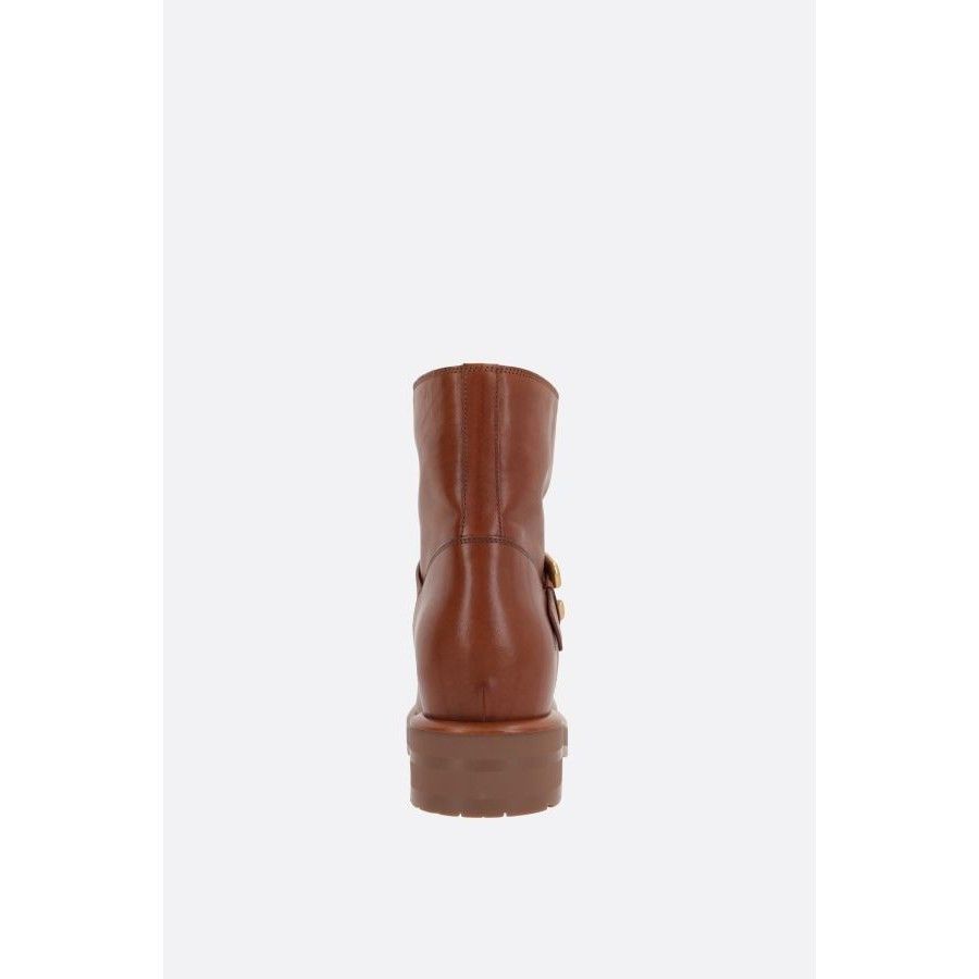 Chloe Chloe Coddington Brown Leather Ankle Boots New & Authentic ( Size US 6.5 / IT 36.5 - 3 Thumbnail