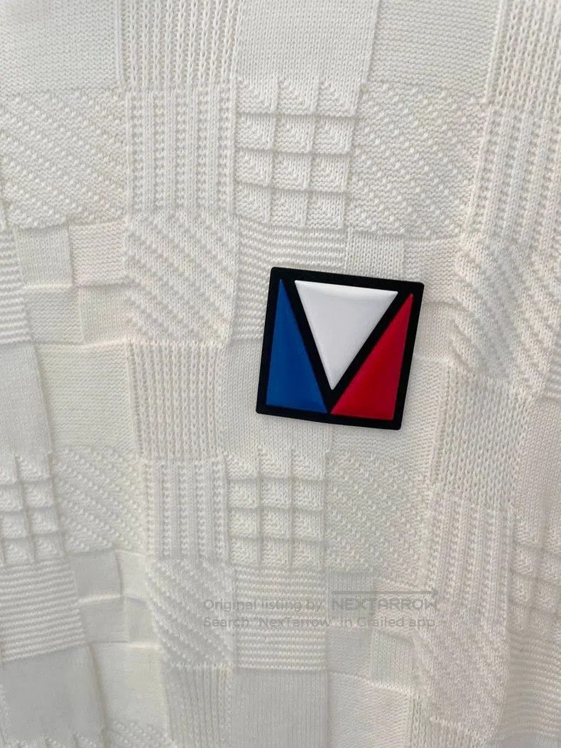 Louis Vuitton LV White Sailing Series Checkerboard Logo T. Size US L / EU 52-54 / 3 - 4 Thumbnail
