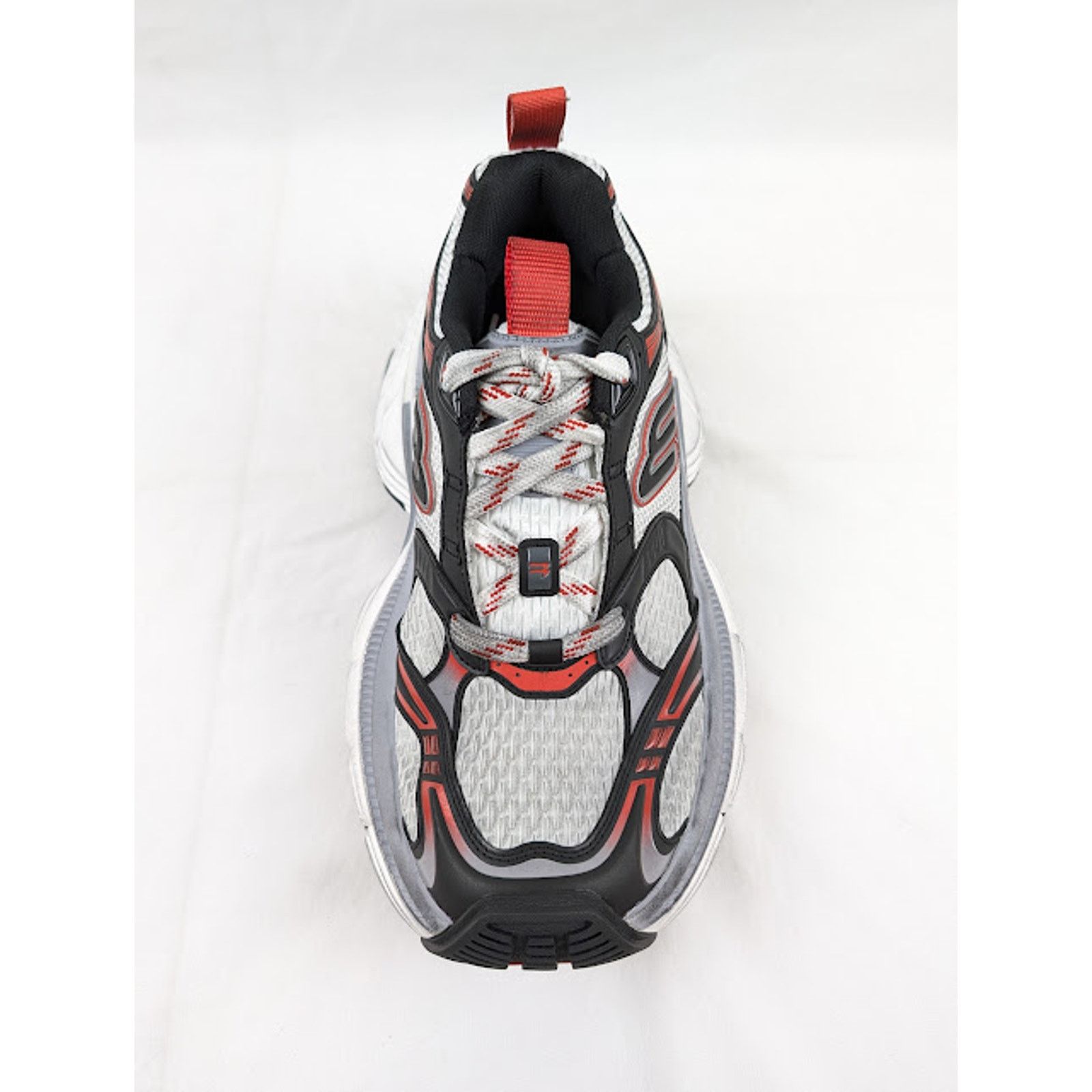 Balenciaga o1rshd1 10XL Sneakers Mesh in Grey/White/Red Size US 9 / EU 42 - 6 Thumbnail