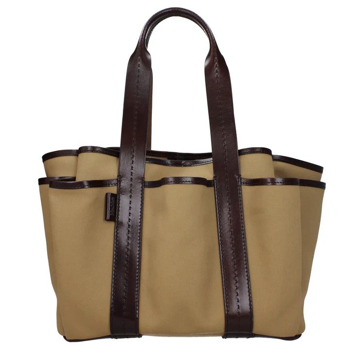 Max Mara ob1o1e1124 Size: OS / Fabric Handbag in Brown Size ONE SIZE - 1 Thumbnail
