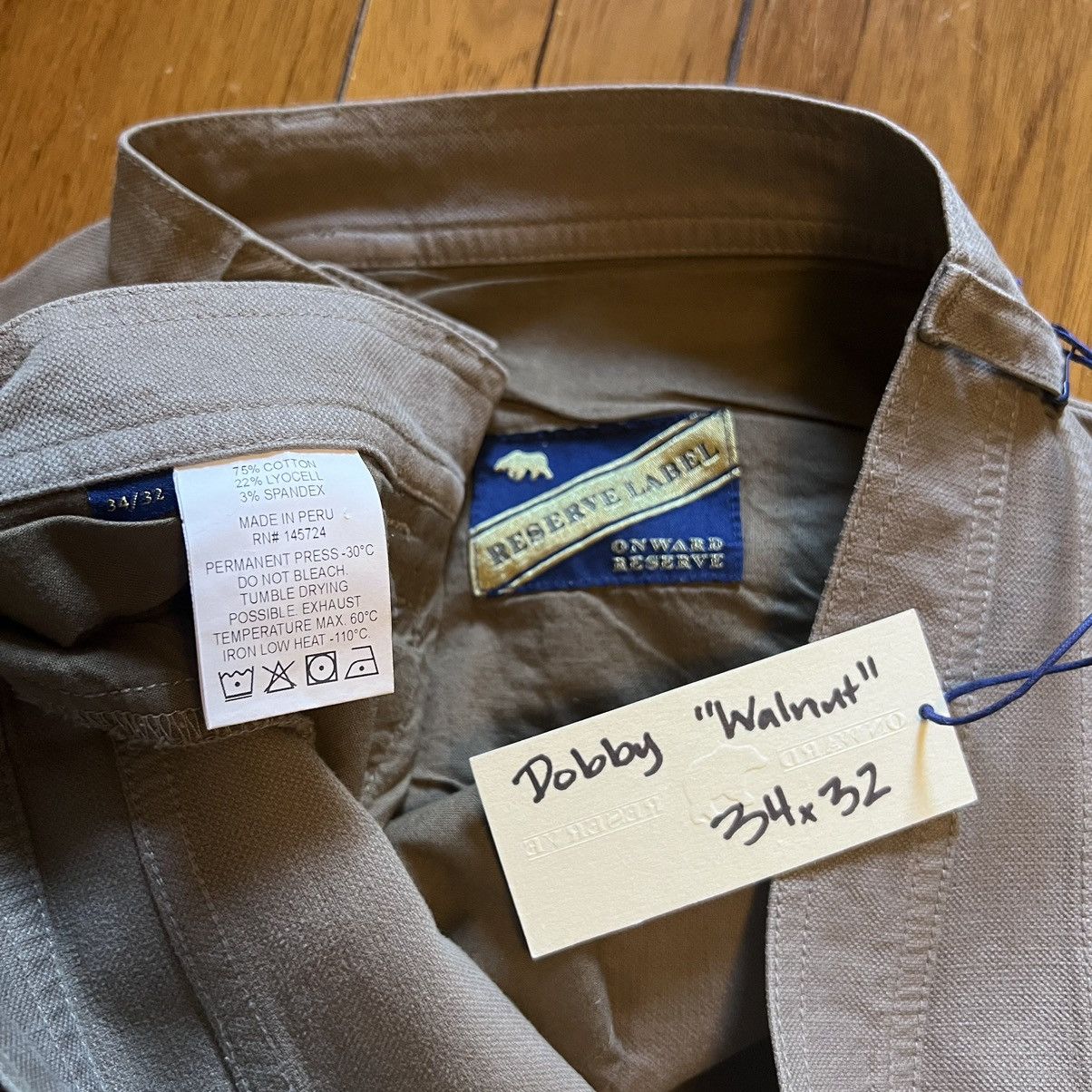 Other Onward Reserve Dobby Walnut Five Pocket Chino Pants Size US 34 / EU 50 - 2 Thumbnail