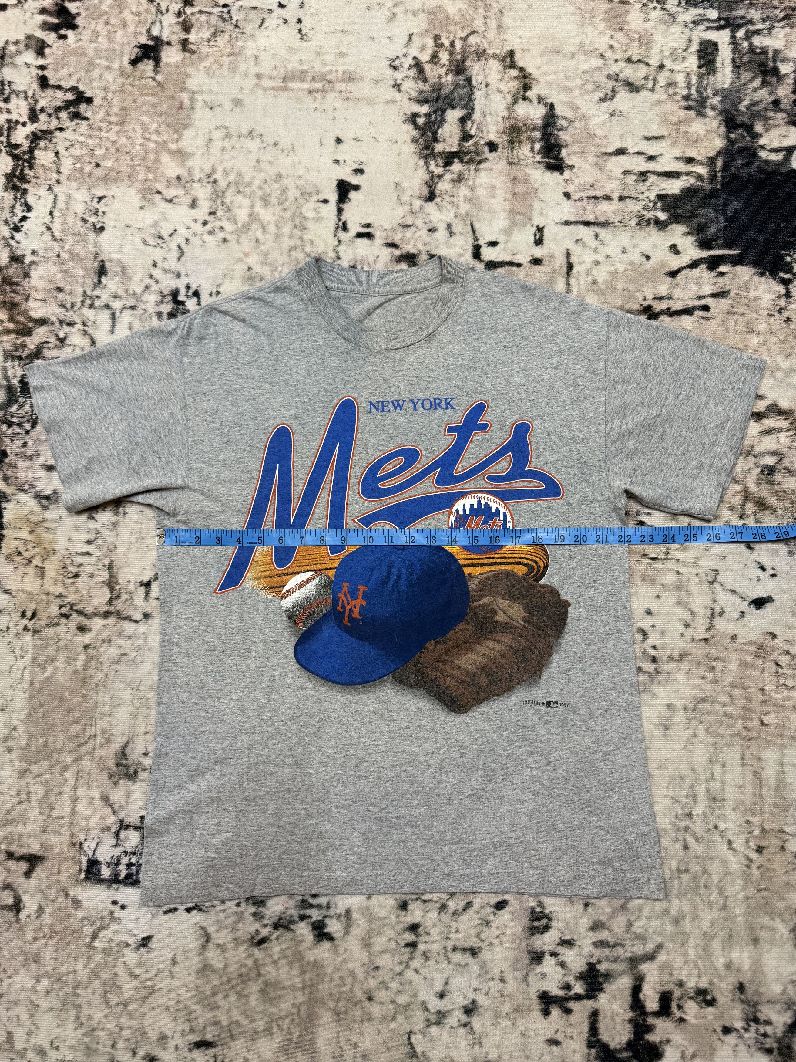Vintage 90s Mets Henry Aaron Major League Baseball Tshirt