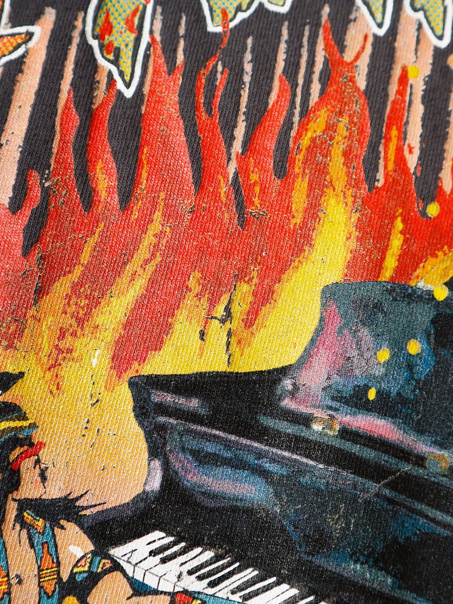 Kapital Kapital 20 Tenjiku Crew Burning Piano Tee sumiguro new M Size US M / EU 48-50 / 2 - 6 Thumbnail
