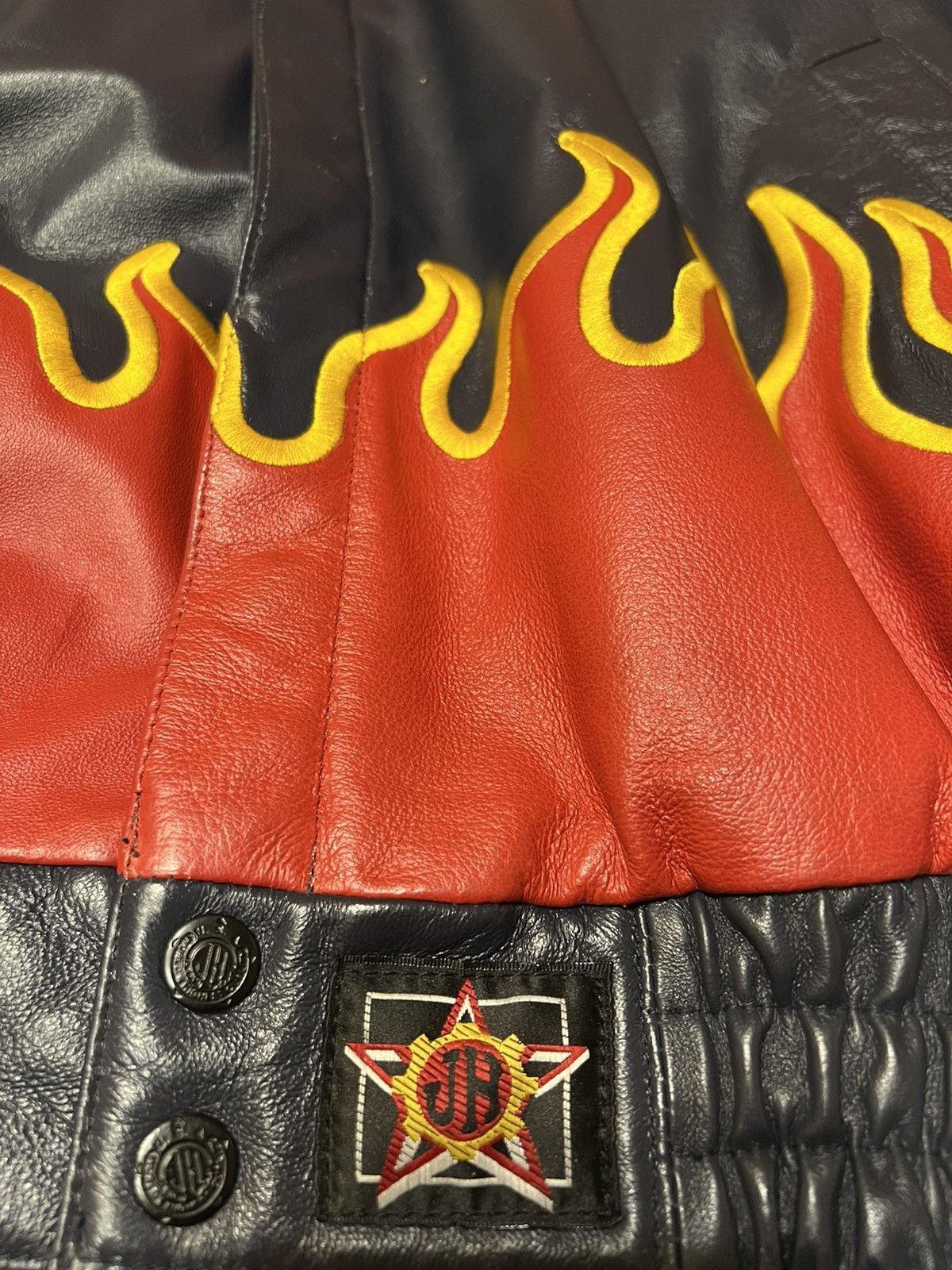 Jeff Hamilton × NASCAR Nascar leather jacket by Jeff Hamilton,Champion Jeff Gordon Size US L / EU 52-54 / 3 - 11 Thumbnail