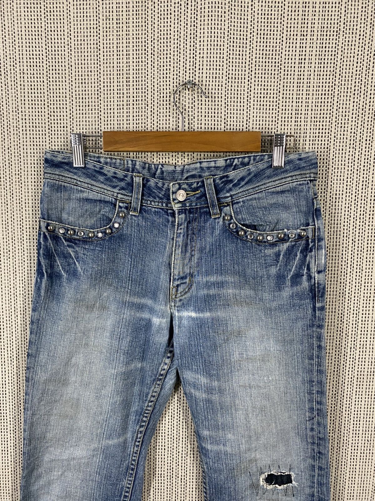 Japanese Brand Mens bigi japanase brand flared denim pant Size US 32 / EU 48 - 11 Thumbnail
