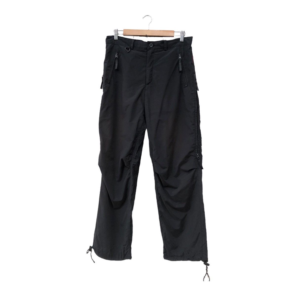 image of Good Enough x Goodenough Trouser Pants Drawstrings Multipocket in Black, Men's (Size 33)