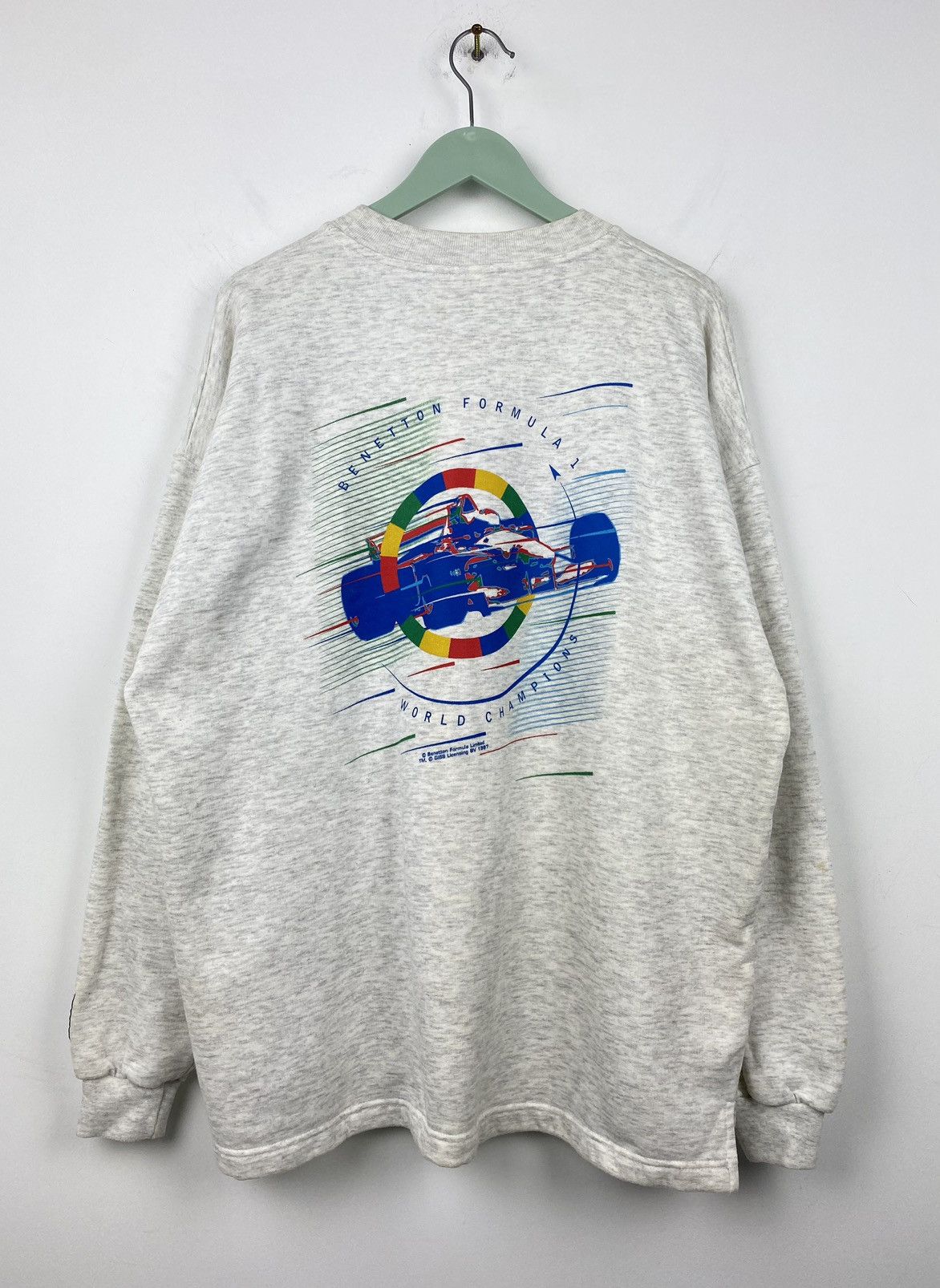 Vintage Benetton Formula 1 Team World Champion Sweatshirt